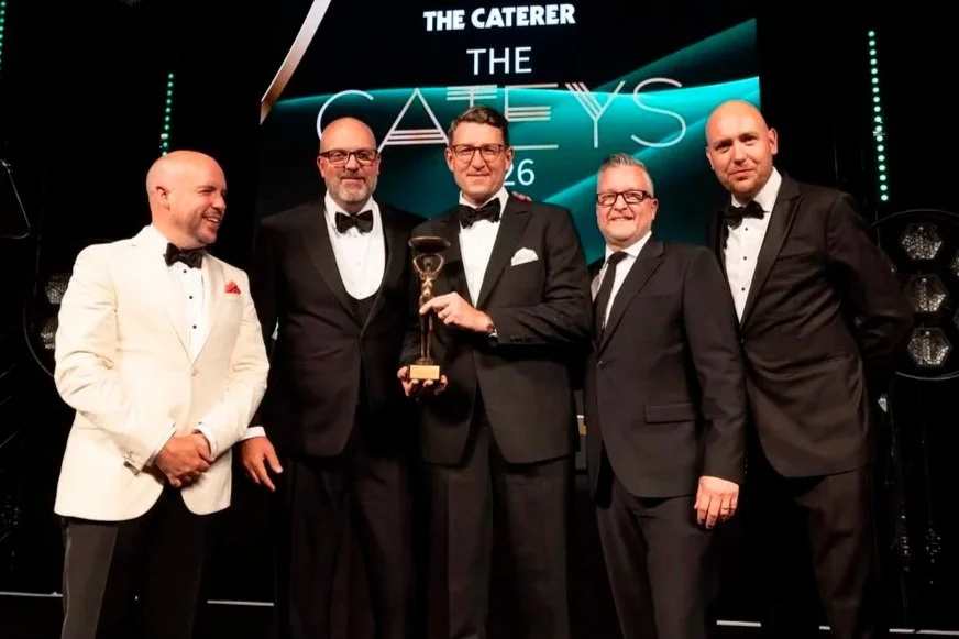 Simon Houston and Dave Hawkes Win Foodservice Caterer Award at The Cateys 2026