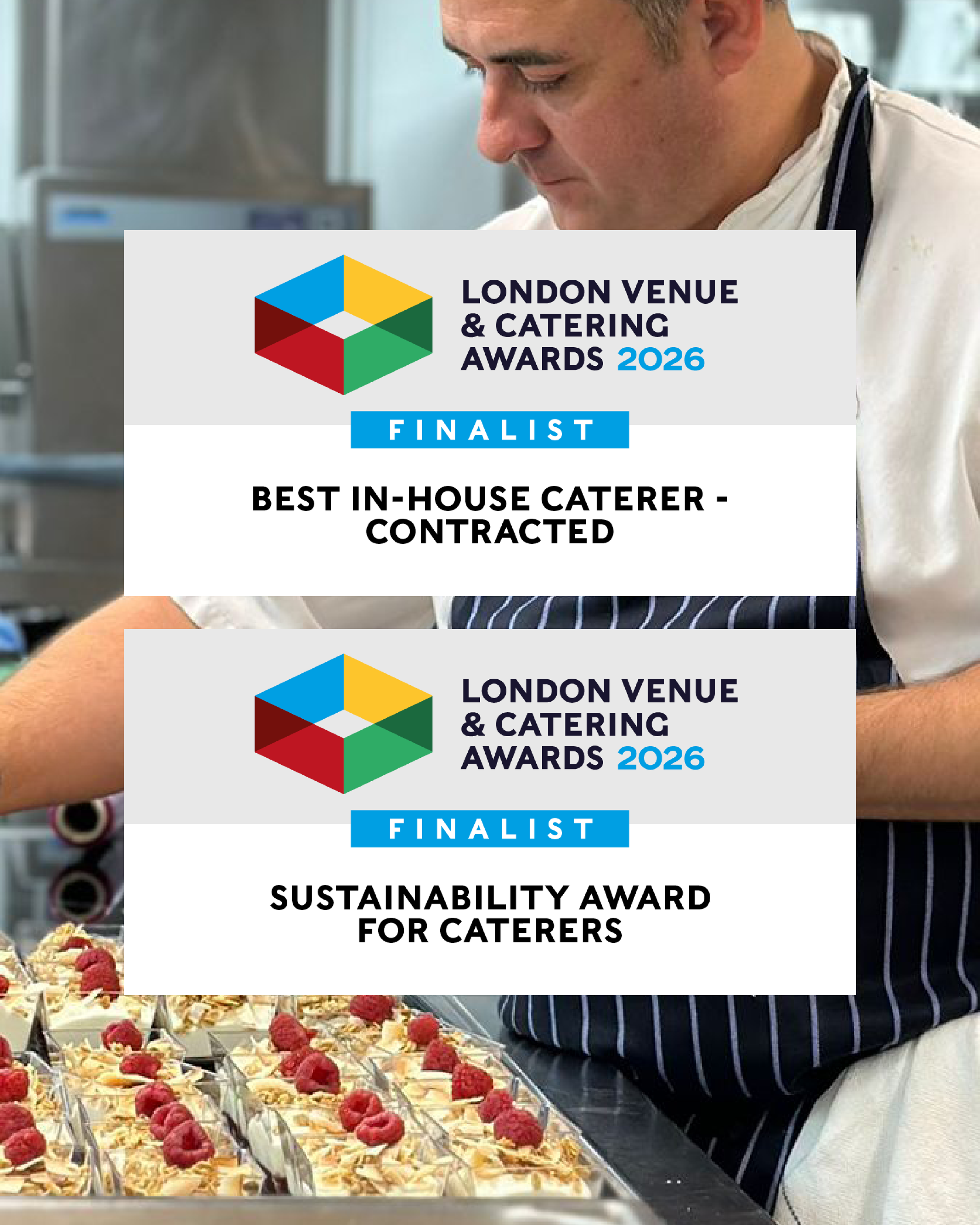 Double shortlist success at the London Venue &amp; Catering Awards 2026