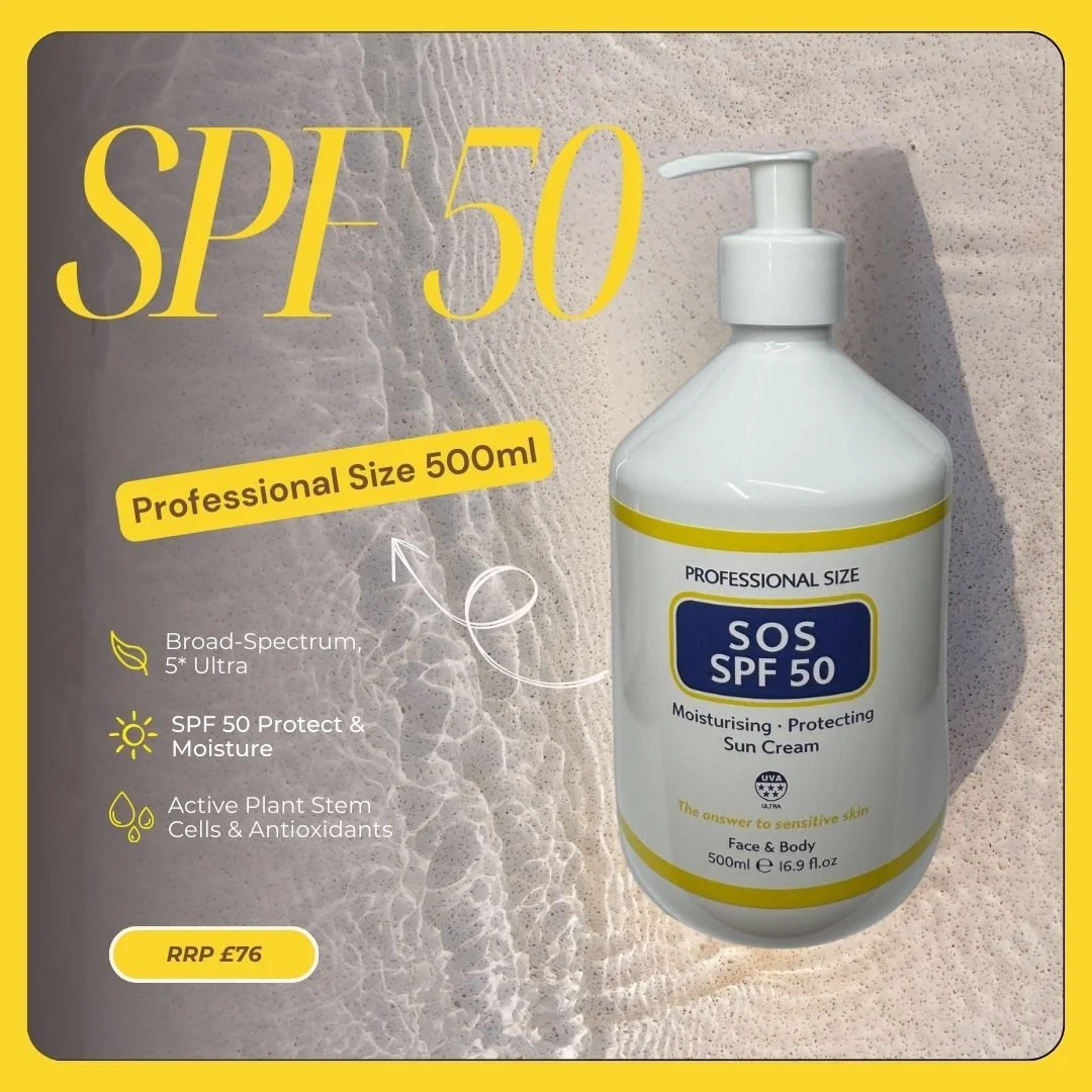 SOS SPF 50 Sun Cream 500ml
