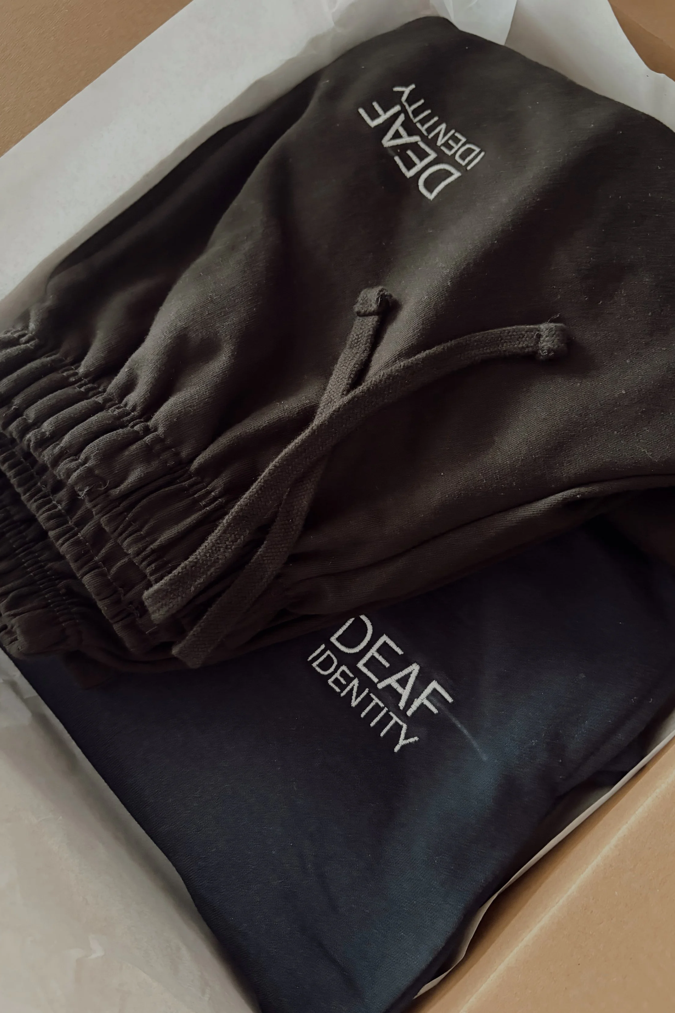 UNISEX - DEAF IDENTITY LOGO JOGGERS