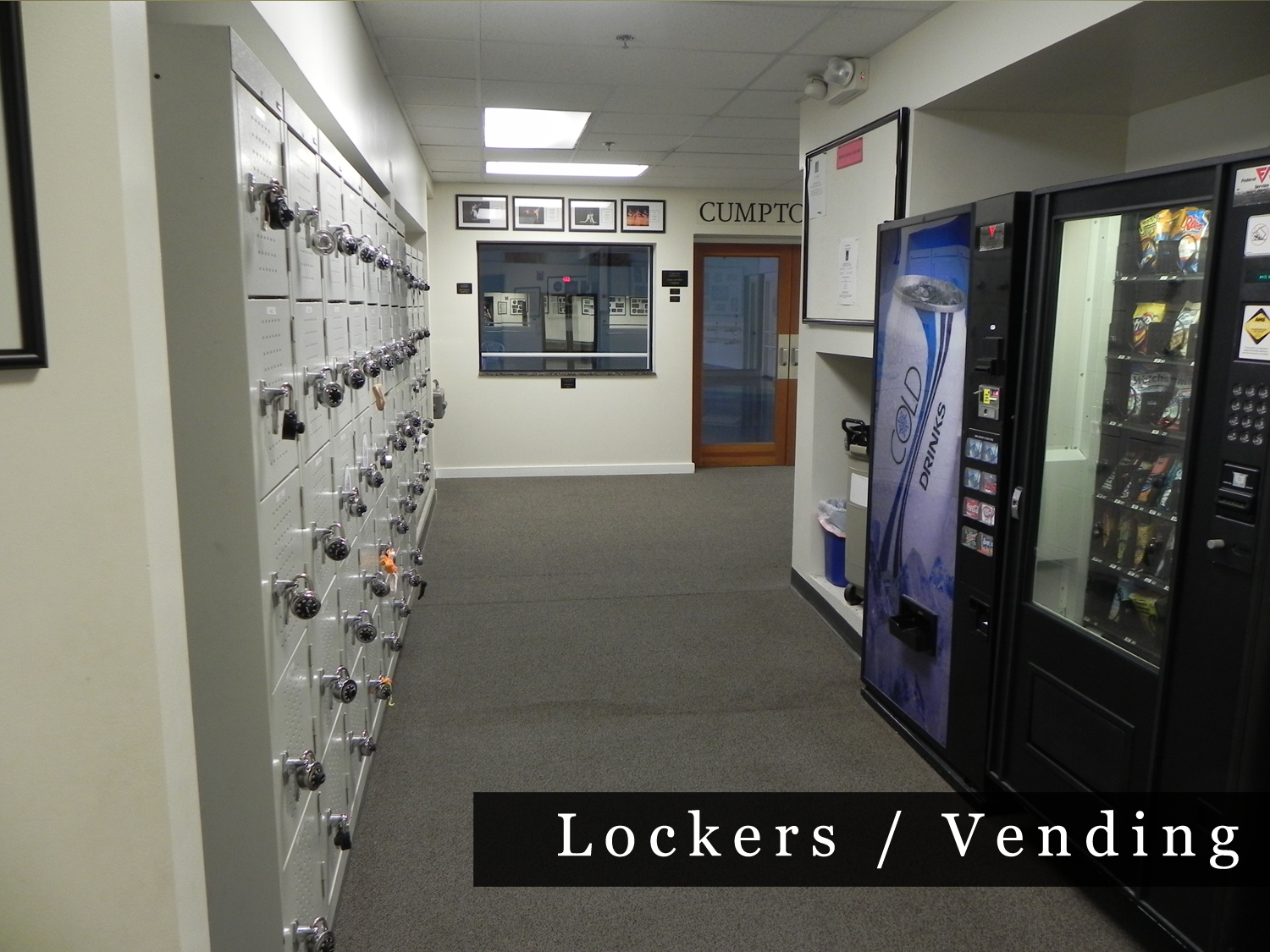 Boca Ballet Theatre's Lockers and Vending Area