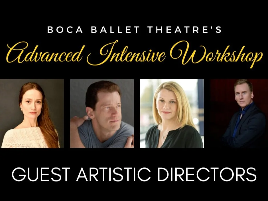 Boca Ballet Theatre Excited to Welcome Guest Artistic Directors