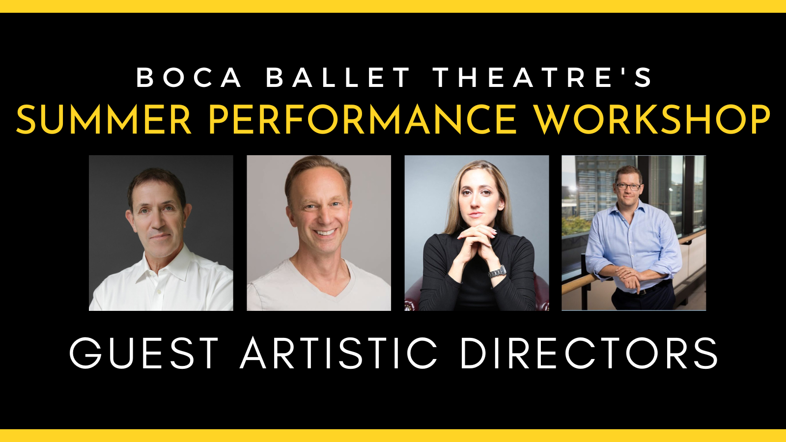 BBT Announces Guest Artistic Directors for 2023 Advanced Summer Performance Workshop