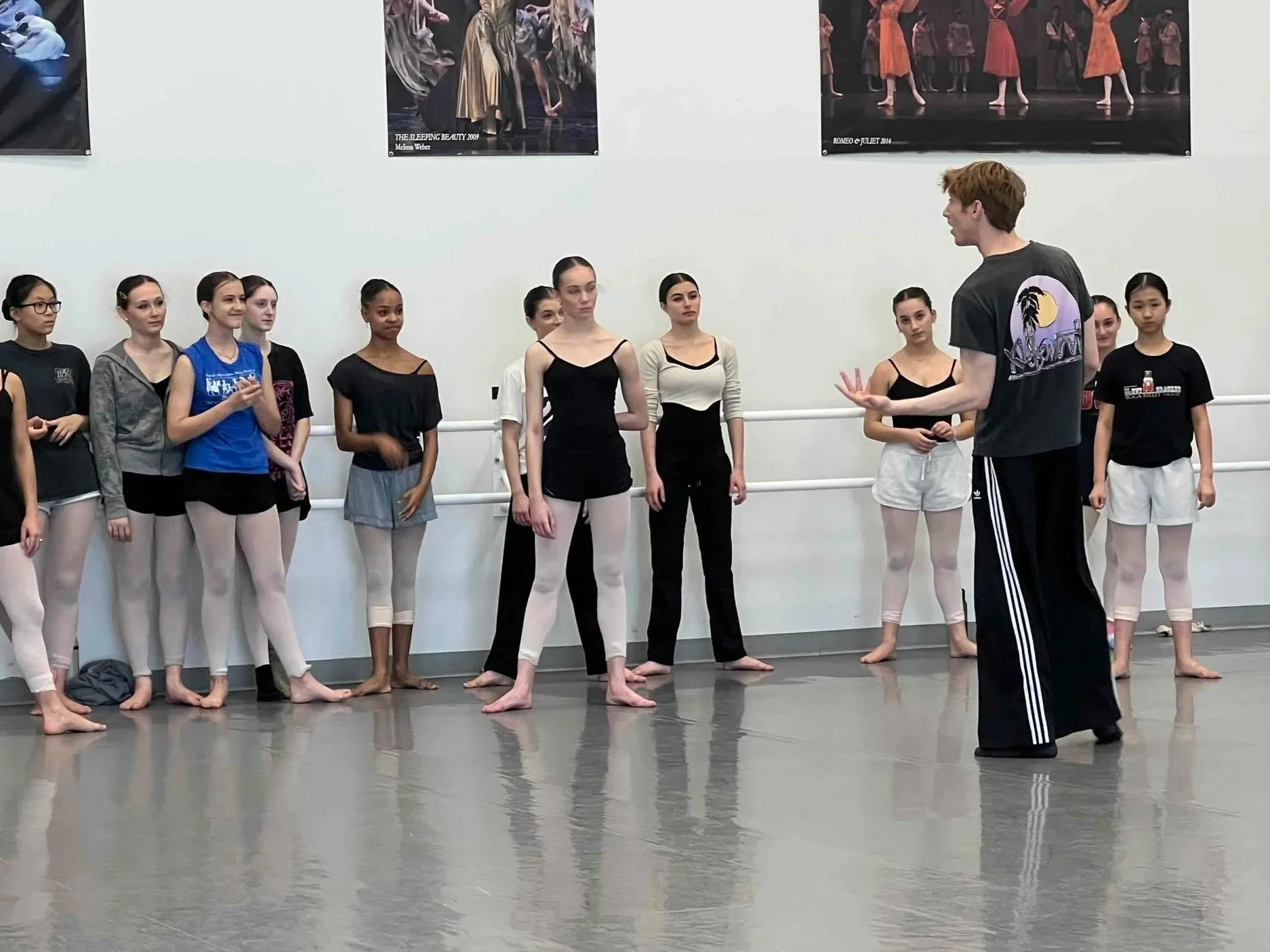 Nicholas Palmquist master class at Boca Ballet Theatre