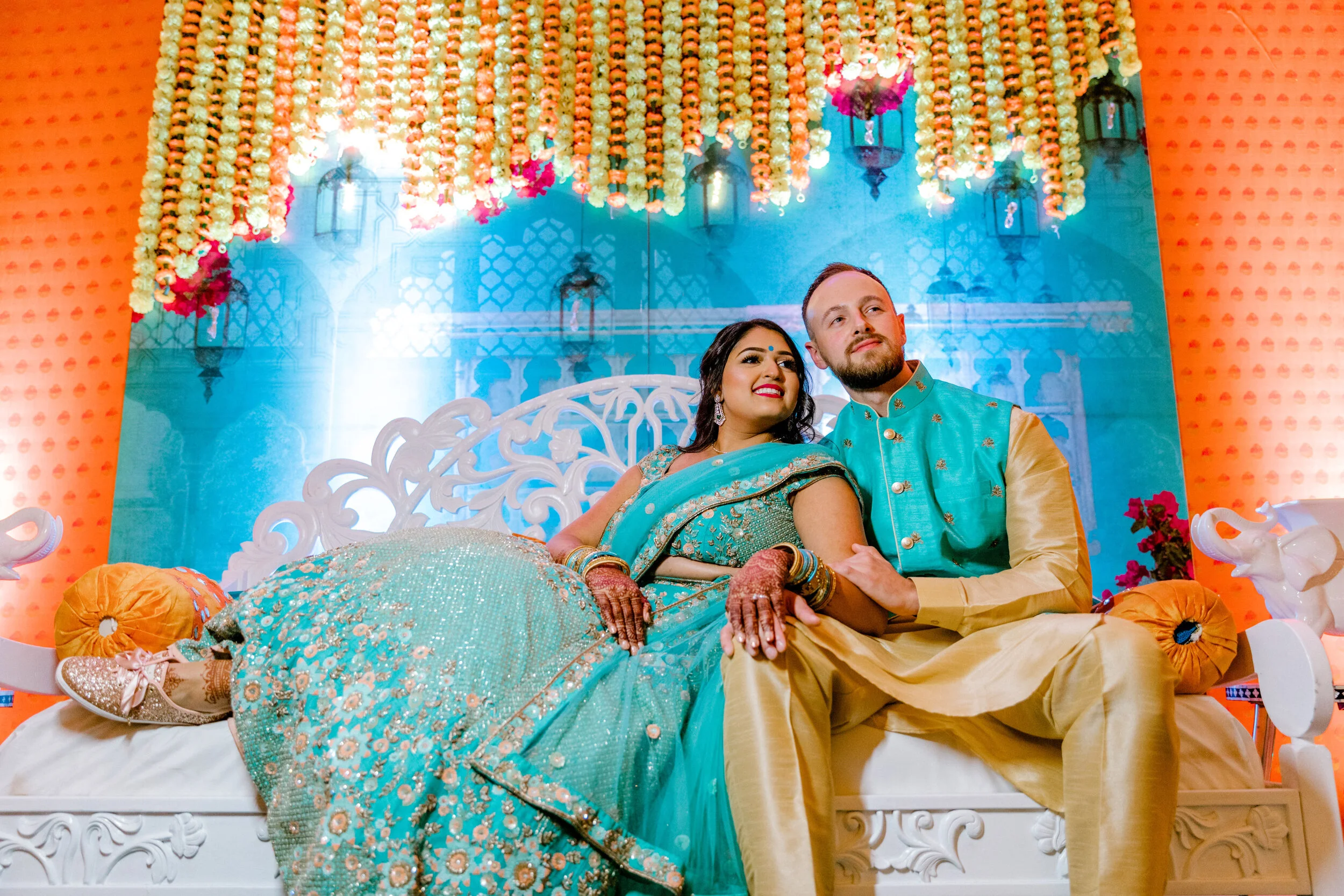  fresh color combo for Sangeet night! 