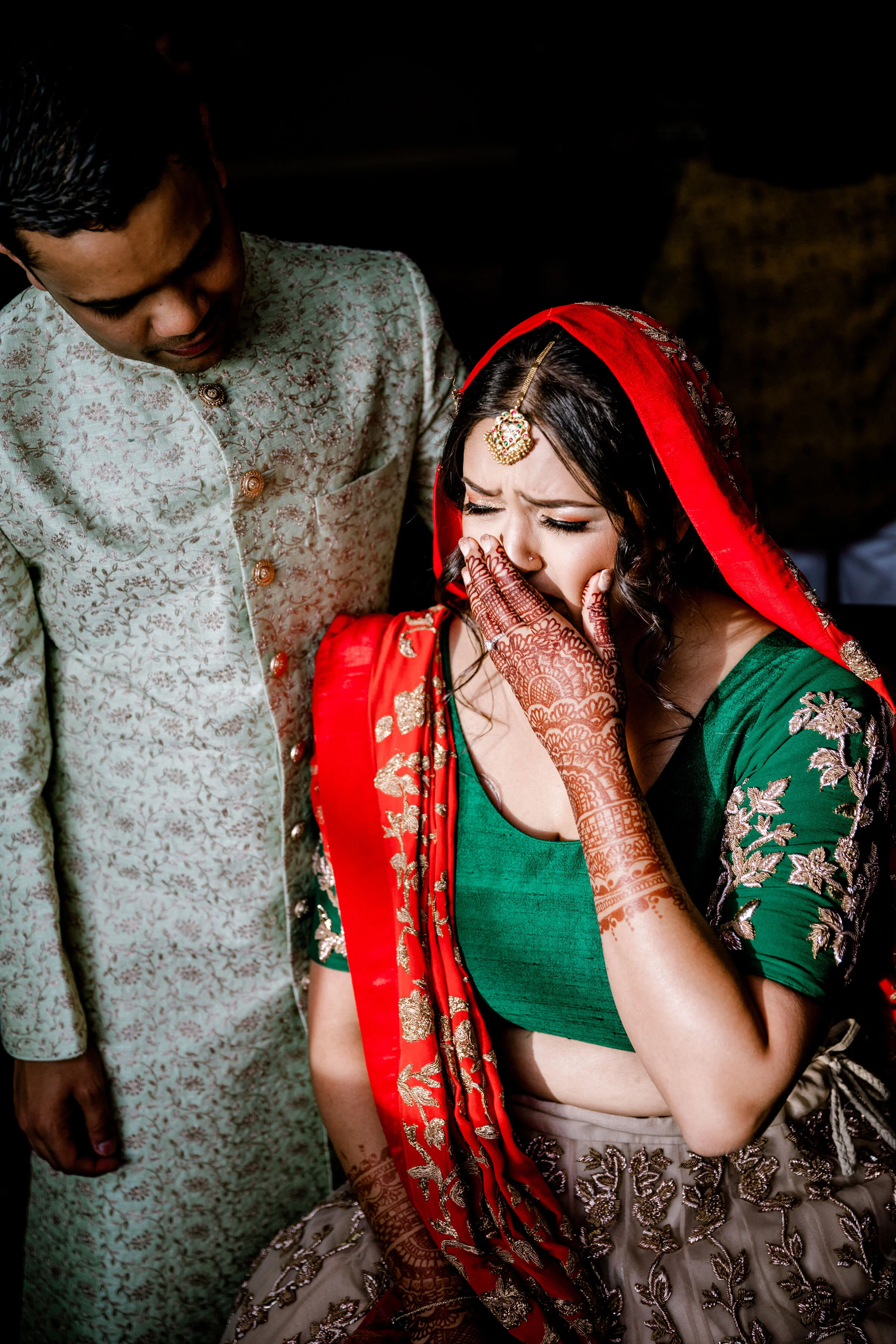  sweetest moment between a bride and her brother… 