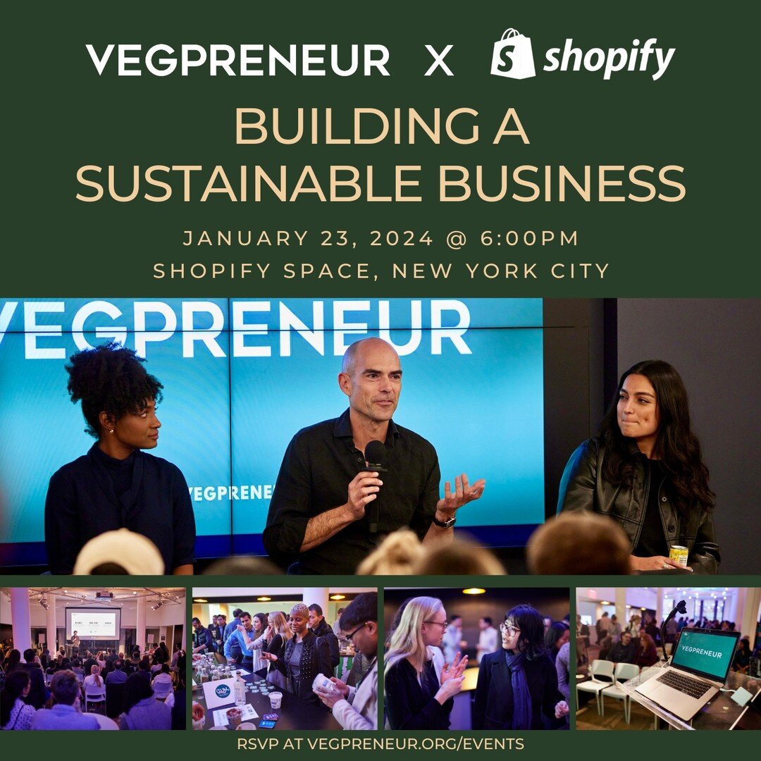 New York City, here we come 🗽

We are excited to partner with @shopify to bring you a night of networking and discussion around building a sustainable business on January 23rd.

Come hear from leading founders, network, and try products from excitin