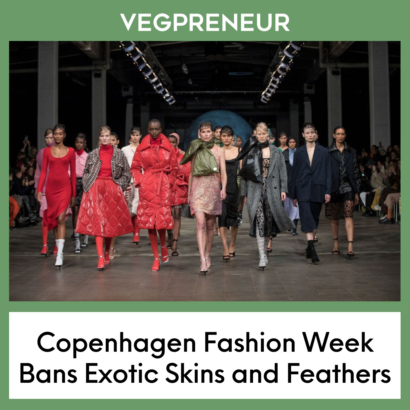 Copenhagen Fashion Week Bans Exotic Skins and Feathers