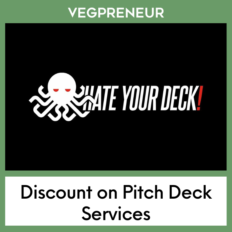 Discount on Pitch Deck Services With Hate Your Deck