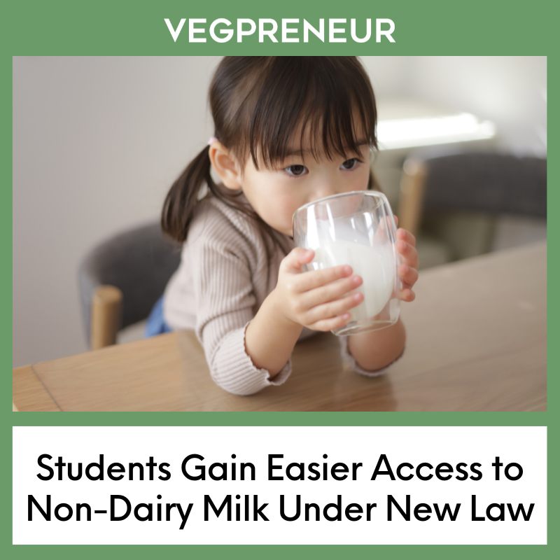 Students Gain Easier Access to Non-Dairy Milk in Schools Under New Law