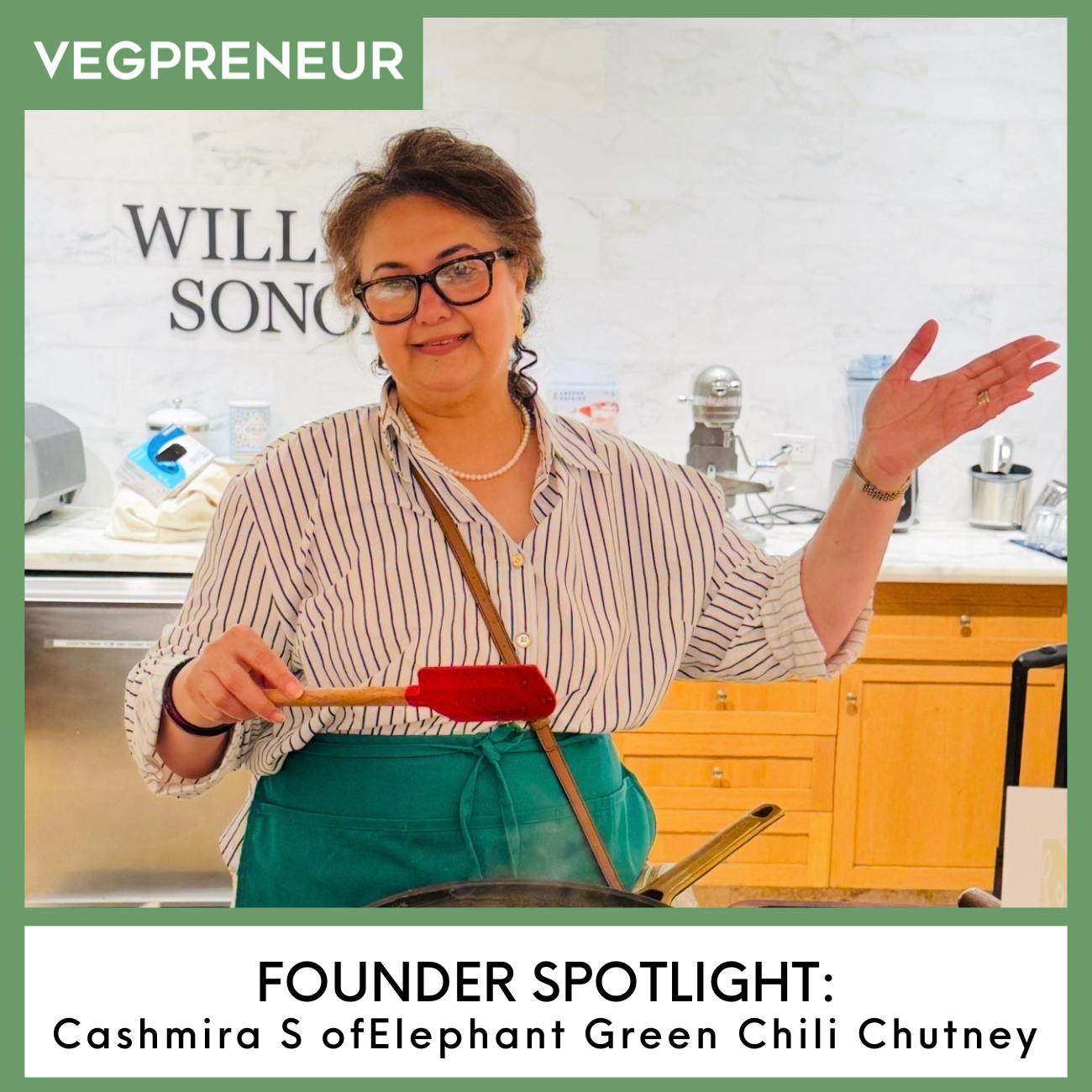 Founder Spotlight: Cashmira S (Elephant Green Chili Chutney)