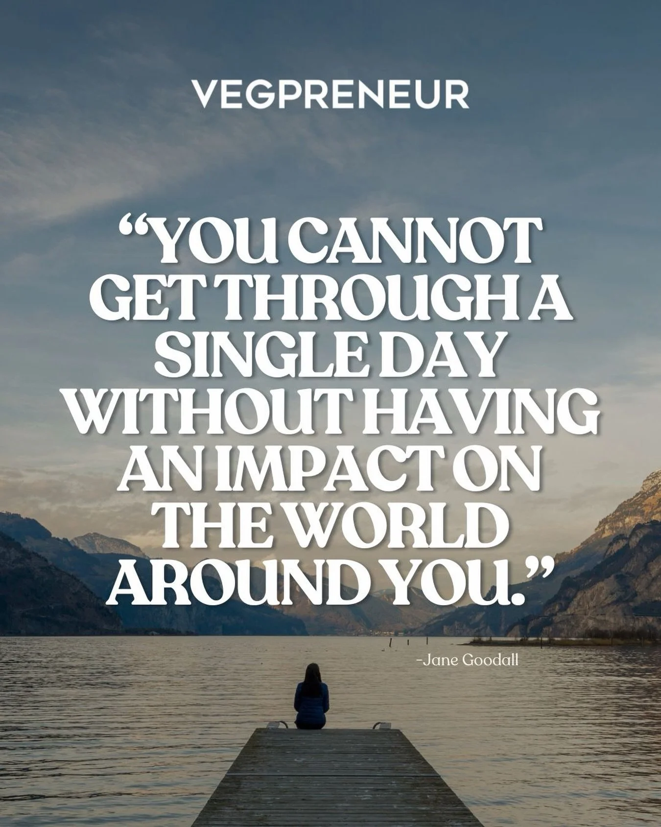 A little inspiration to start the day🌎🌱

#VEGPRENEUR #vegan #plantbased #quoteoftheday #inspirationalquotes