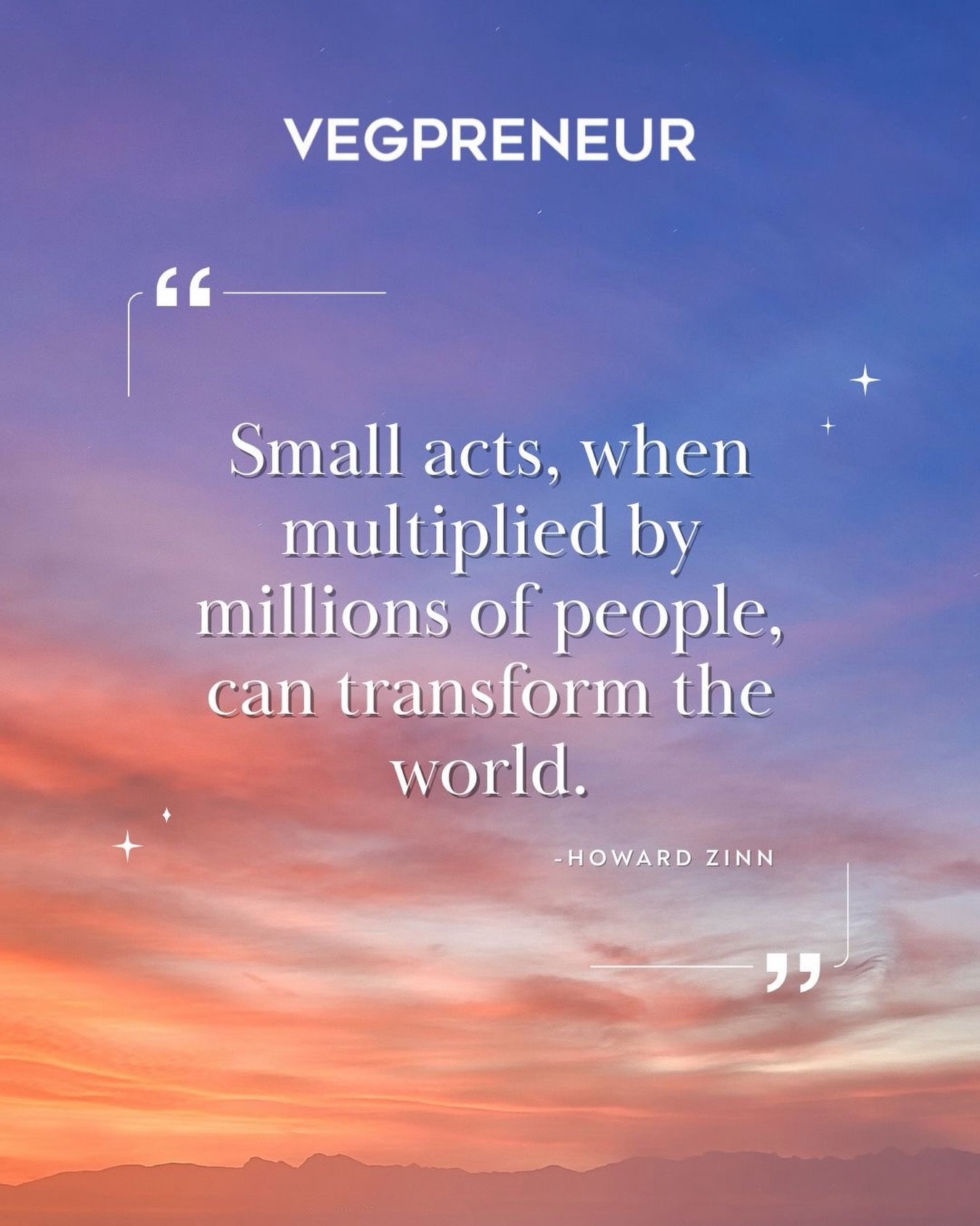 Happy Sunday! 🌱✨

#VEGPRENEUR #vegan #plantbased #quote #inspirationalquotes