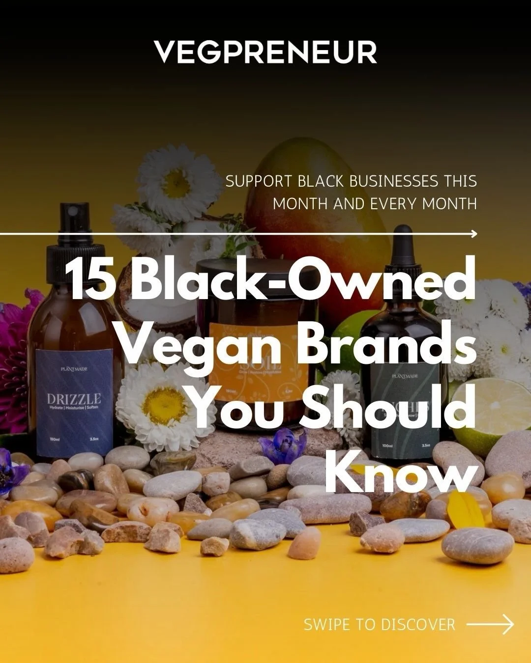 This is just a fraction of the amazing black-owned brands that should be acknowledged this month and every month!❤️

Comment down below your favorites and let us know what brands we missed😁⬇️

#VEGPRENEUR #vegan #blackhistorymonth #blackownedbusines
