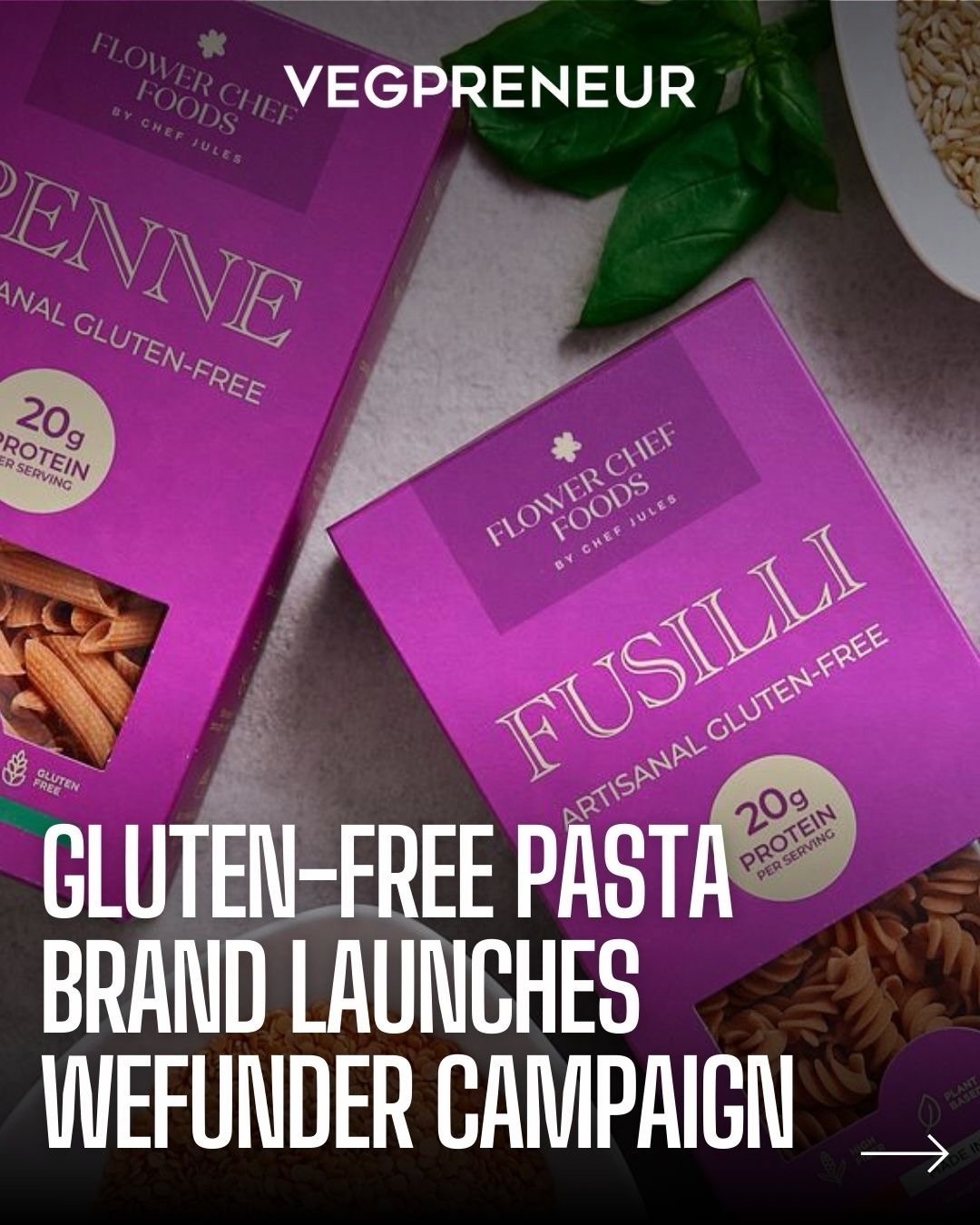 Flower Chef Foods has officially opened its WeFunder campaign. You can now support and invest in the company as it expands across the world!🌱🍝

#VEGPRENEUR #vegan #pasta #veganbusiness #glutenfree