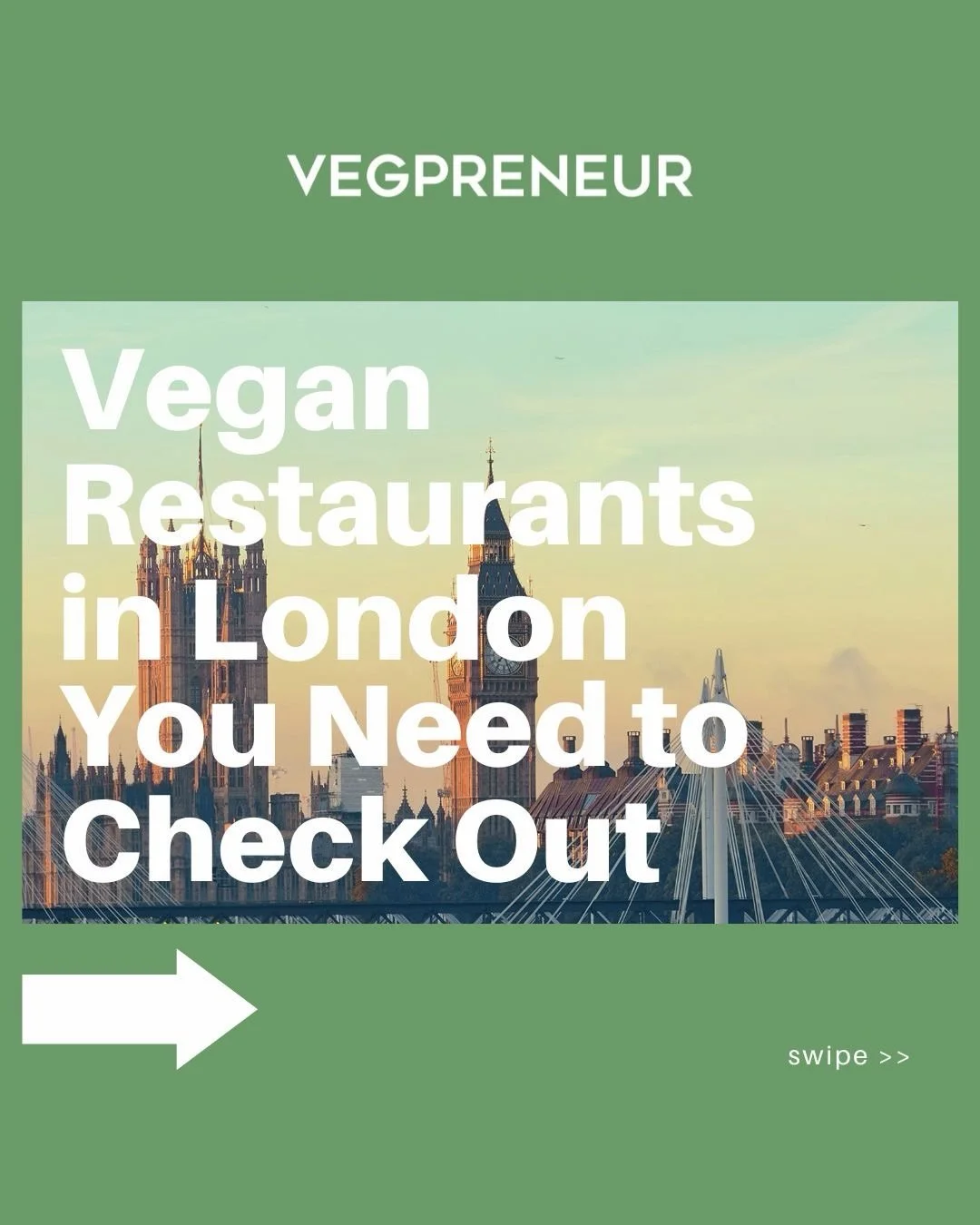 Here&rsquo;s some can&rsquo;t-miss vegan spots for your next trip to London 💂&zwj;♂️🌟

Which restaurants did we miss?! Comment below and share this with someone you want to go to London with!😁🌱

#VEGPRENEUR #vegan #london #veganrestaurant #plantb