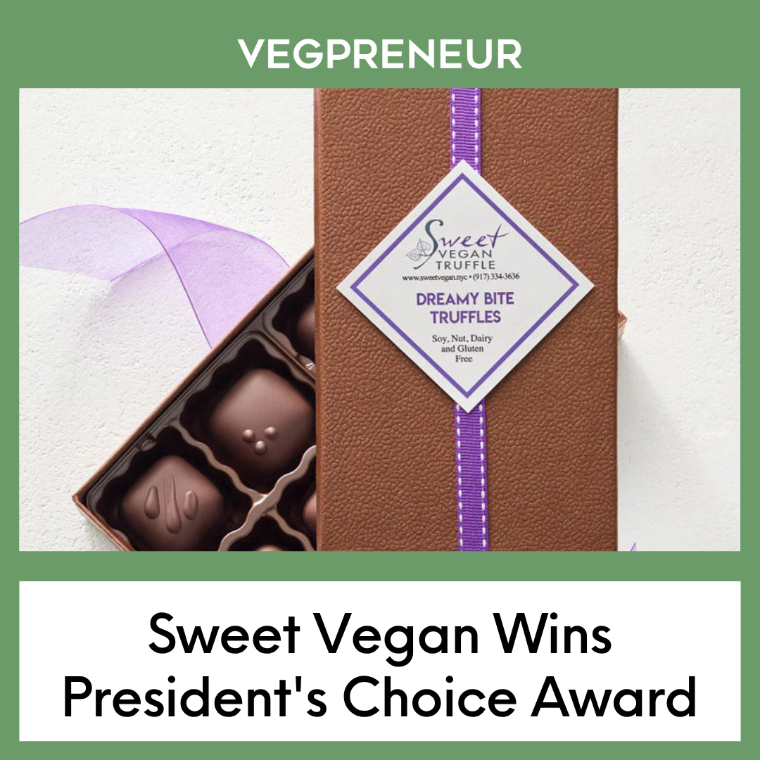 Sweet Vegan Wins President's Choice Award