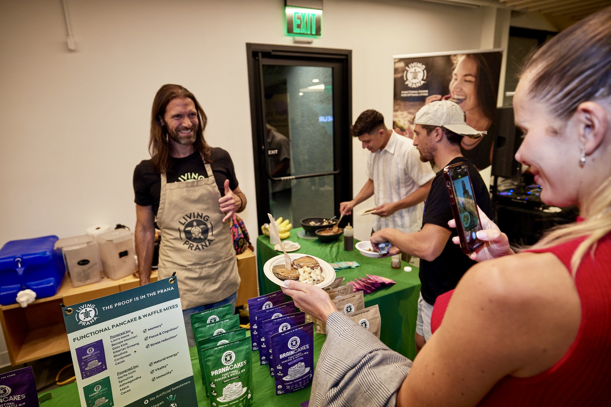 living-prana-pancake-mix-demo-booth.jpeg