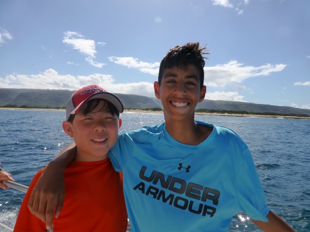Aiden & Noah, Class of 2016 - Grad trip to Kauai
