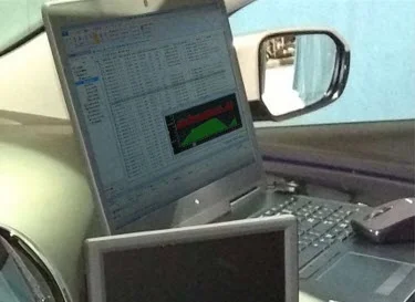Result analysis and calibration can be performed right in the vehicle during test drives