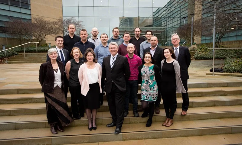 The AMR Centre Team Outside Alderley Park