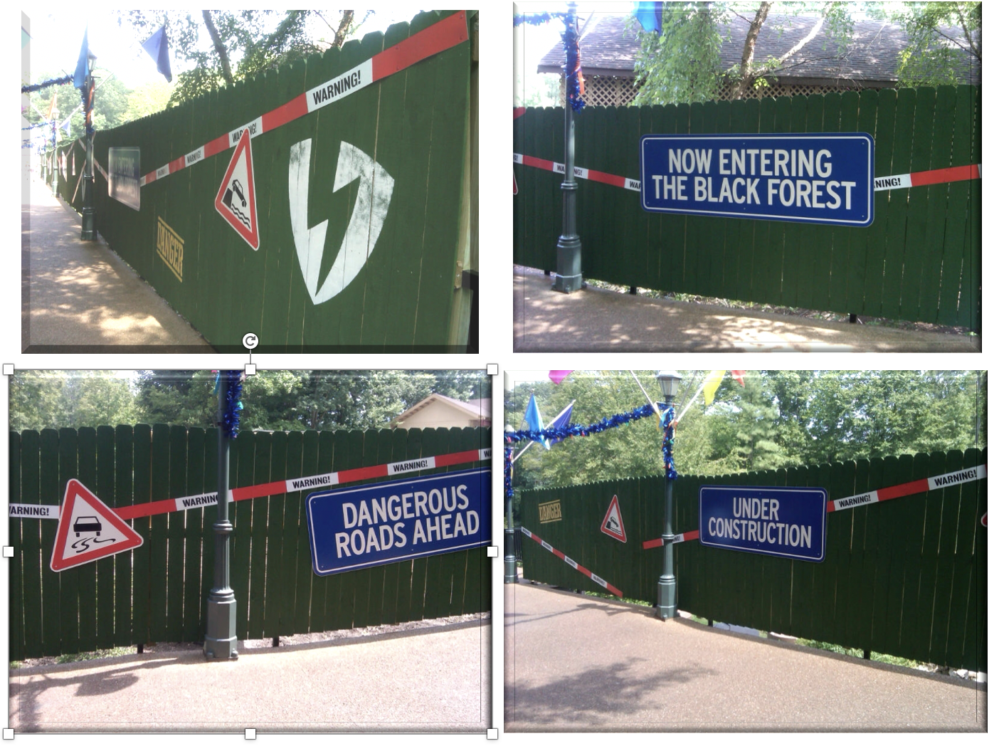Verbolten Construction Fence