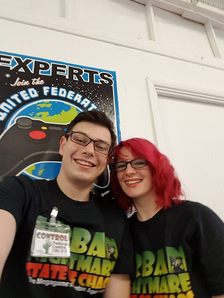 Chrissy and Ollie Sliney-Biss controlling at Urban Nightmare: State of Chaos (Photo by Ollie Sliney-Biss)