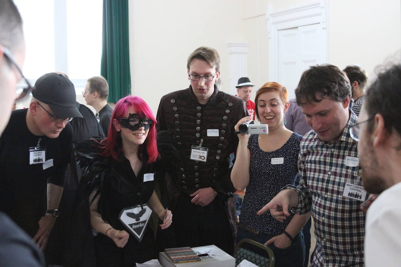 Chrissy dressed as the superhero ‘Hero By Night‘ at City of Shadows 2 (Photo by Ollie Sliney-Biss)