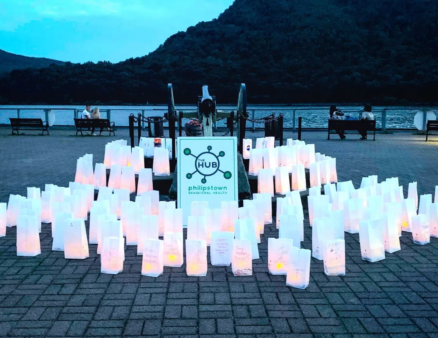 Hub Luminaria, today starting at 6:30 pm at the Cold Spring waterfront. In honor of #overdoseawareness - remembering without stigma those lost to overdose.

This event is free and open to all.

An emotional support dog offering unconditional love fro