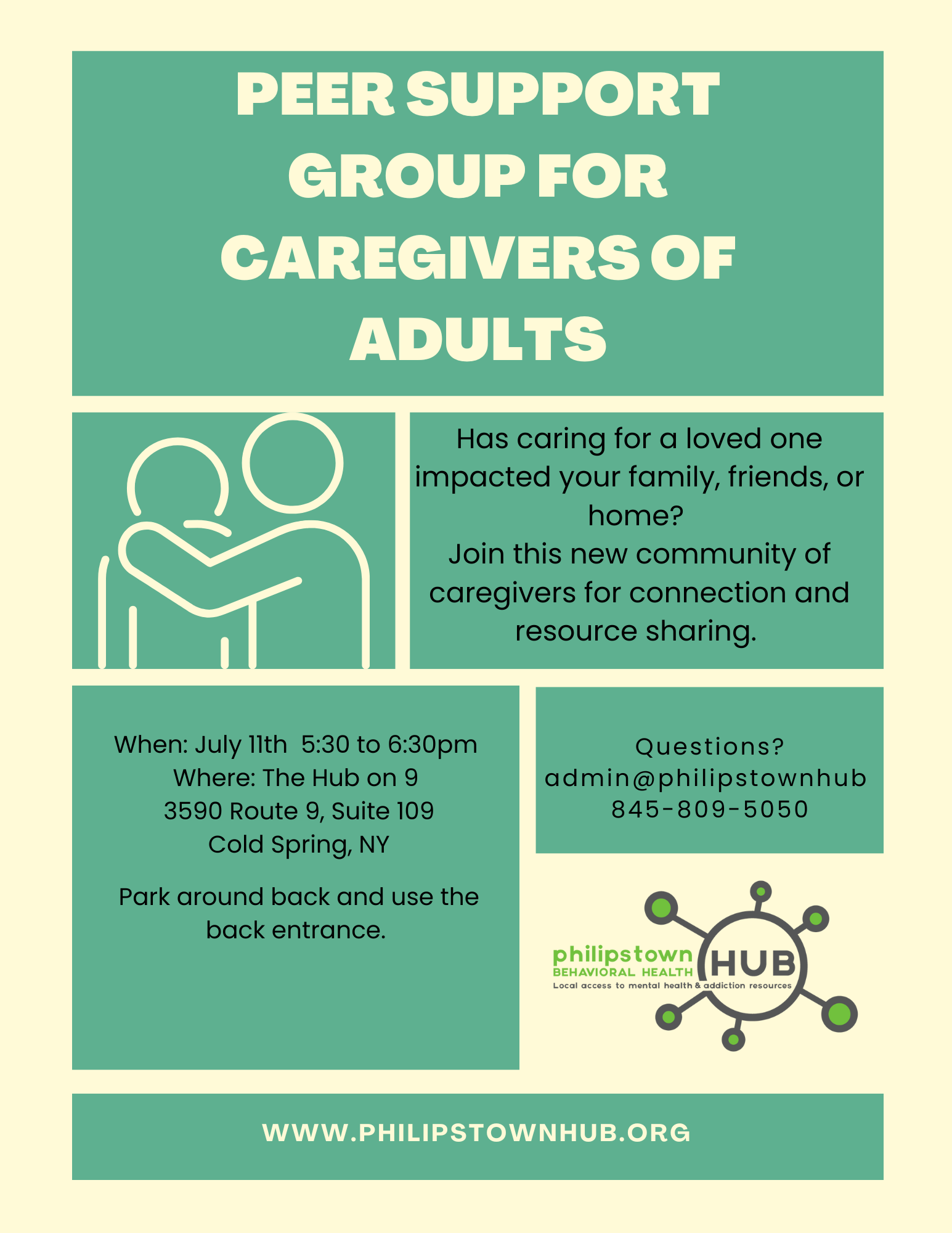 Peer Support Group for Caregivers of Adults