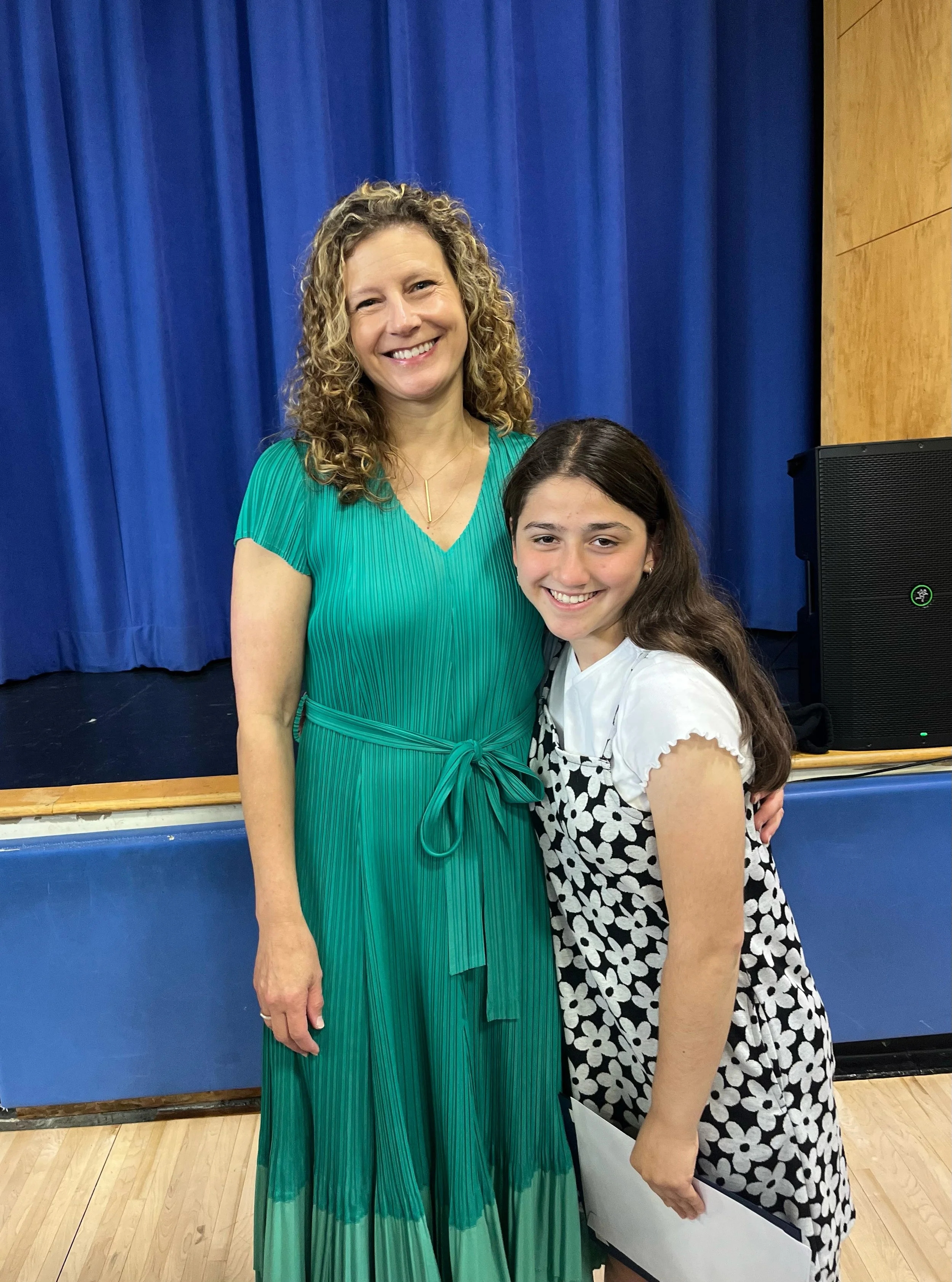 Annabella Mauti at the GUFS 8th grade awards ceremony