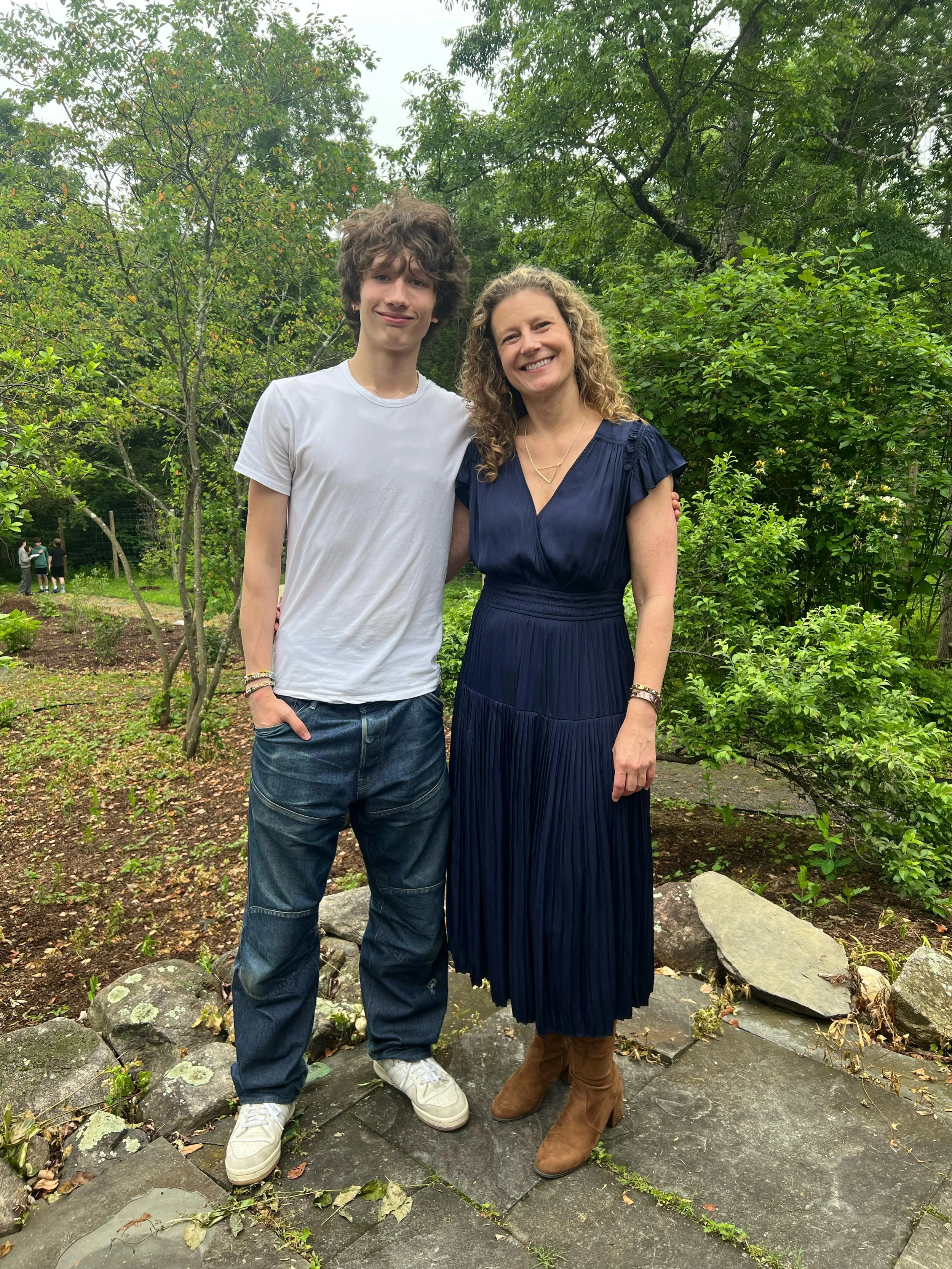 Wilson Robohm at the Haldane High School graduation