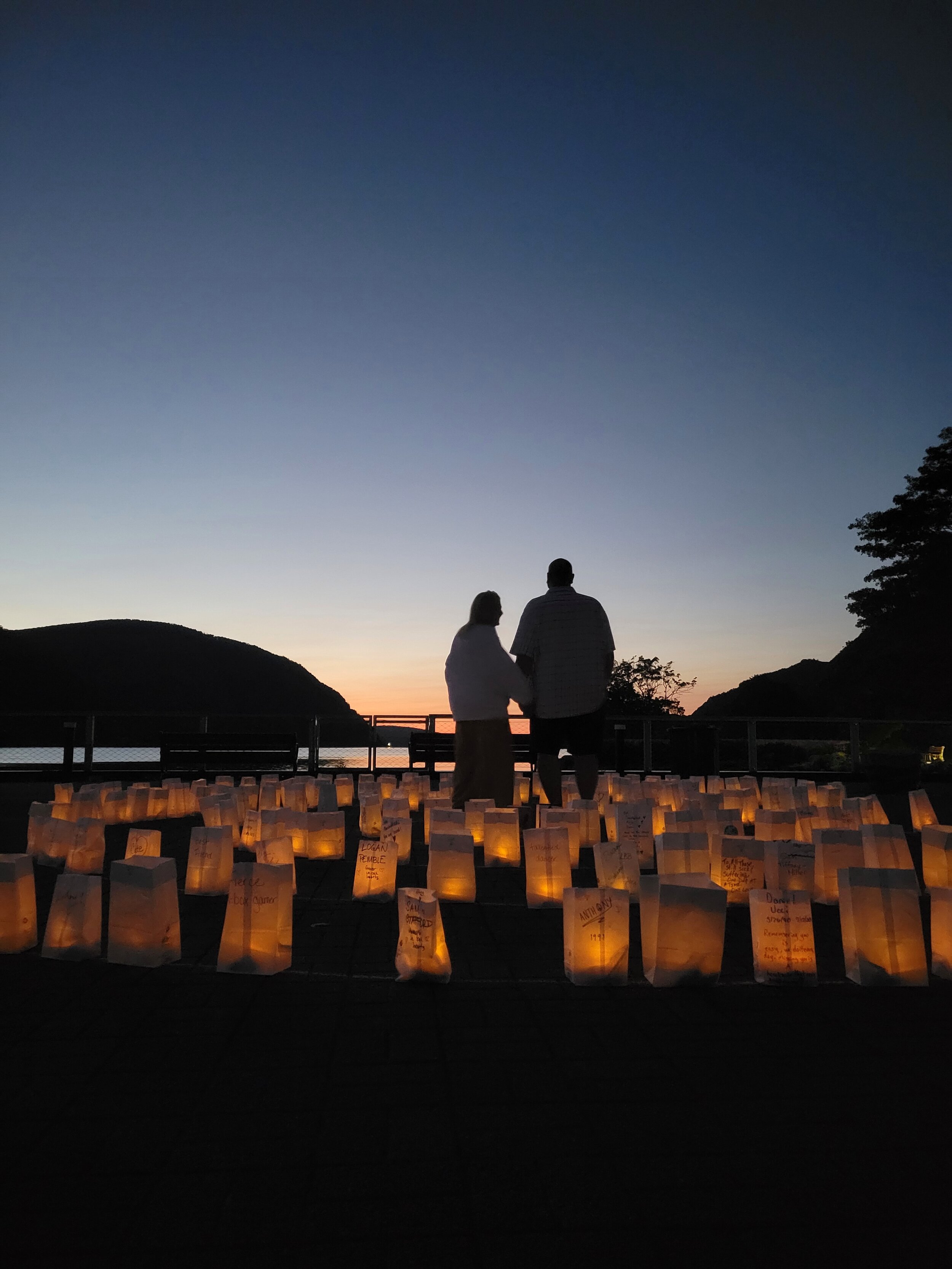Luminaria Vigil for Lives Lost to Overdose