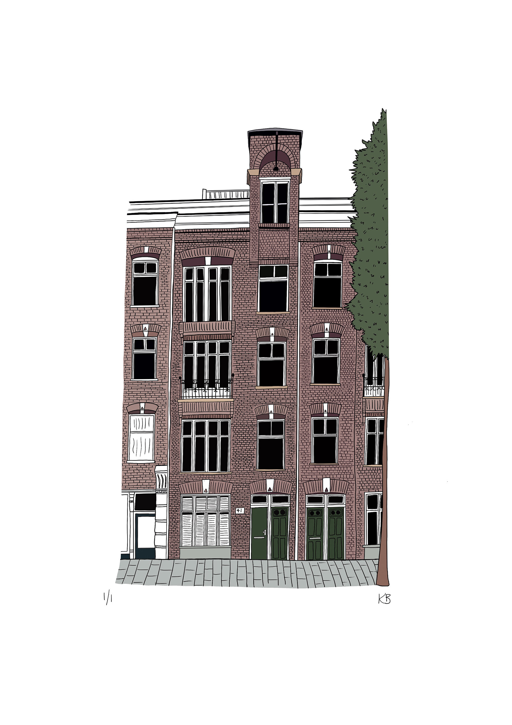 Apartment in Amsterdam, Private commission
