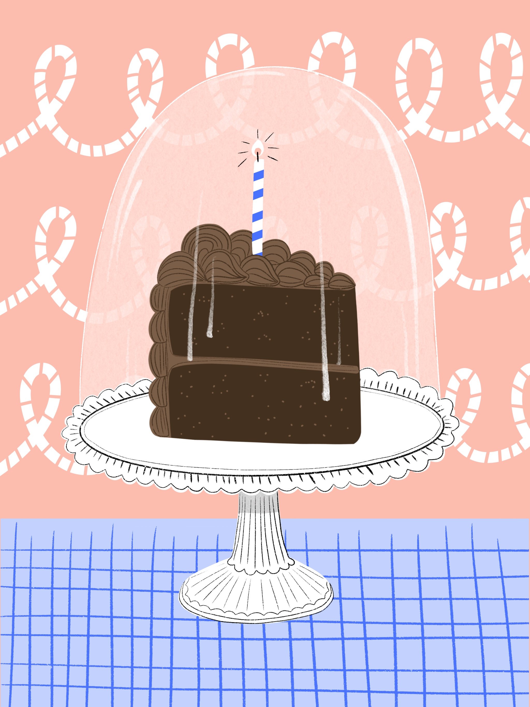 Slice of Cake Illustration, 2023