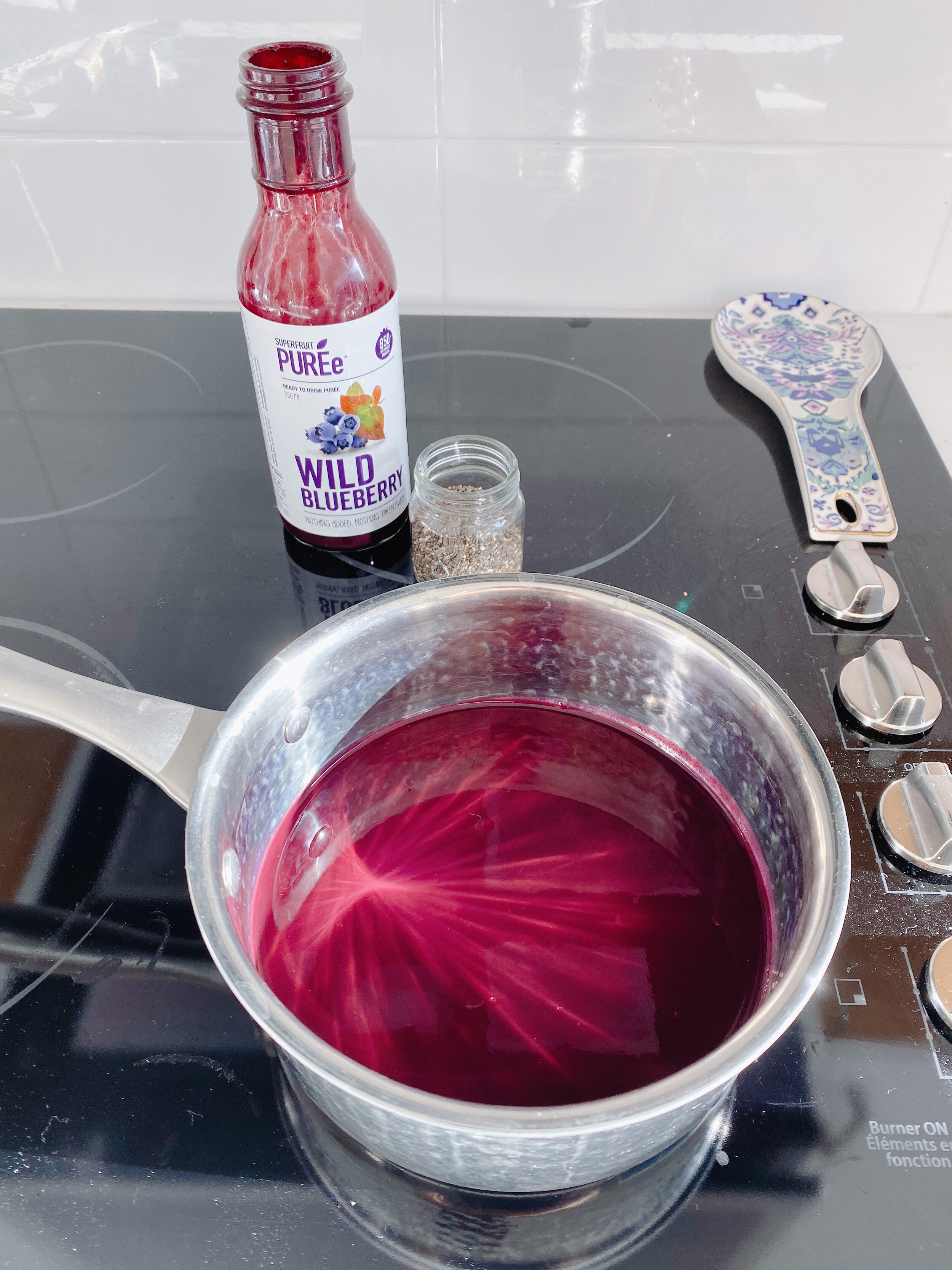 Making the Wild Blueberry &amp; Chia Seed Jam