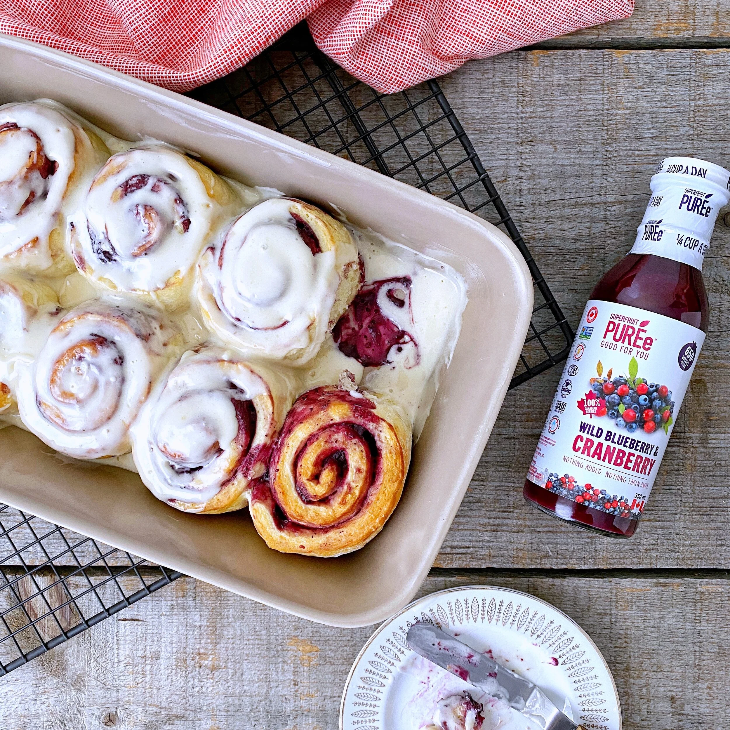Cranberry Orange Rolls 