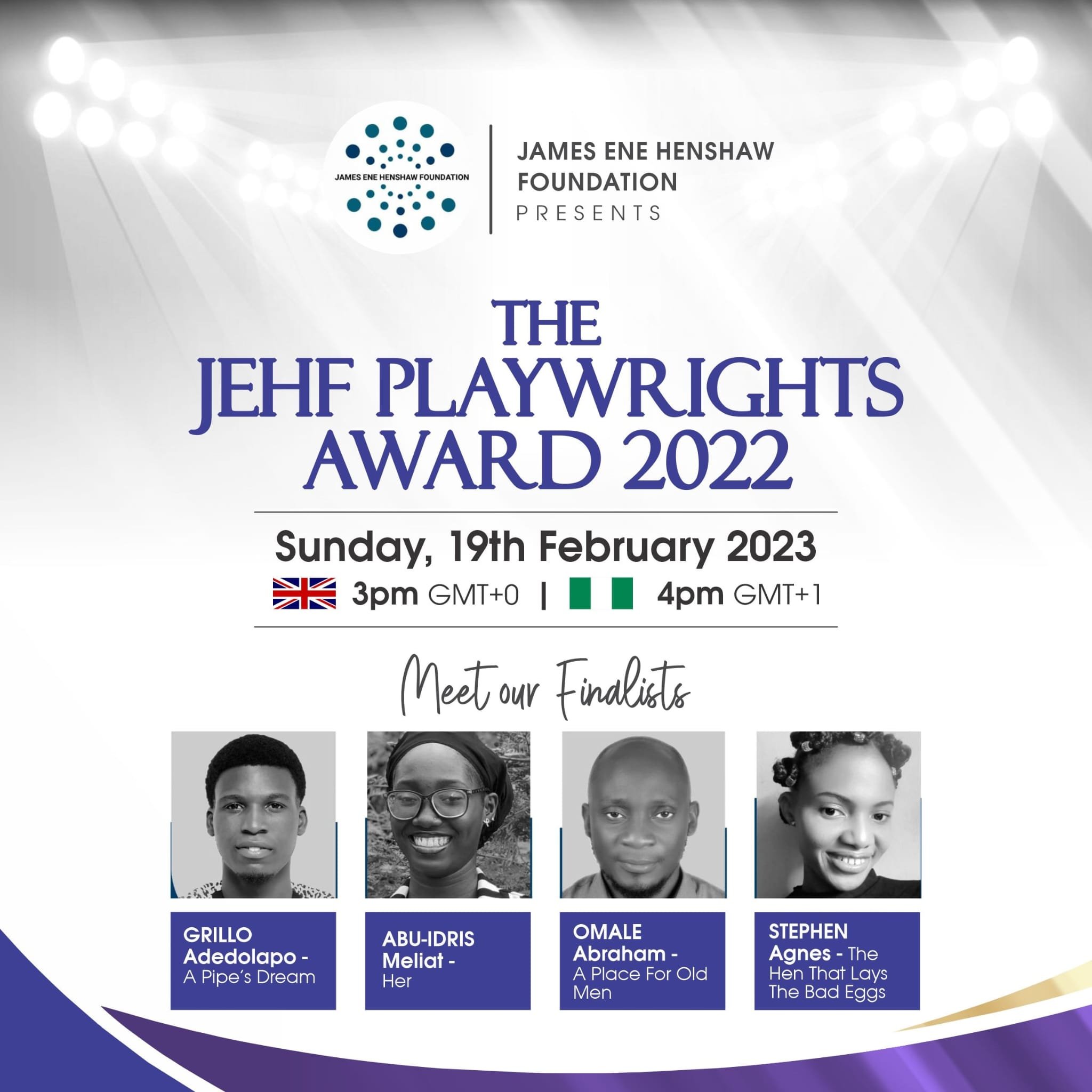 The JEHF Playwrights Award 2022
