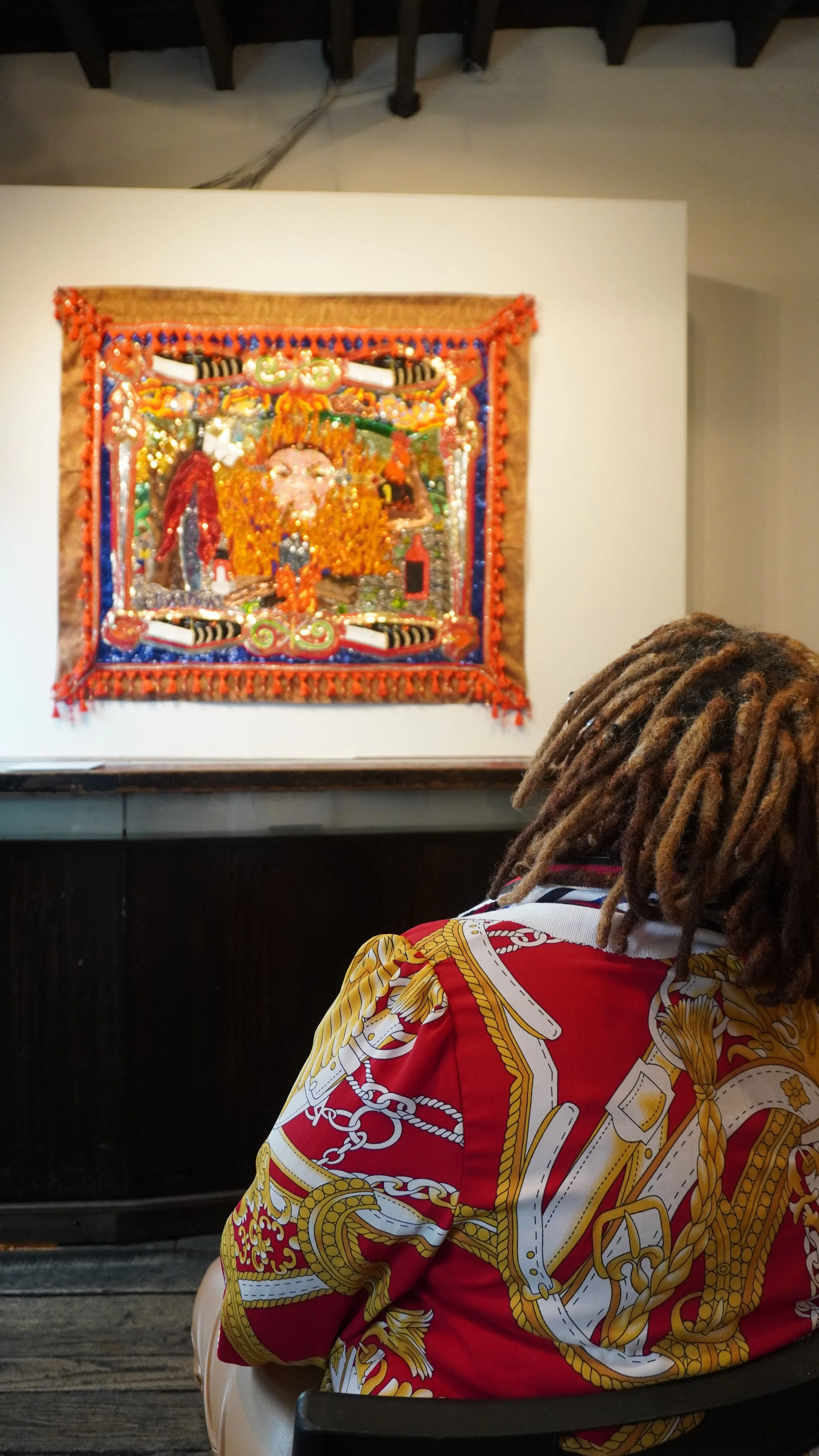 MYRLANDE CONSTANT puts Haiti on the Art Map with 'DRAPO' 