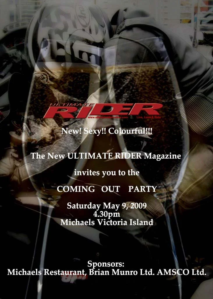 Ultimate Rider Magazine Launch Party this Saturday!!!
