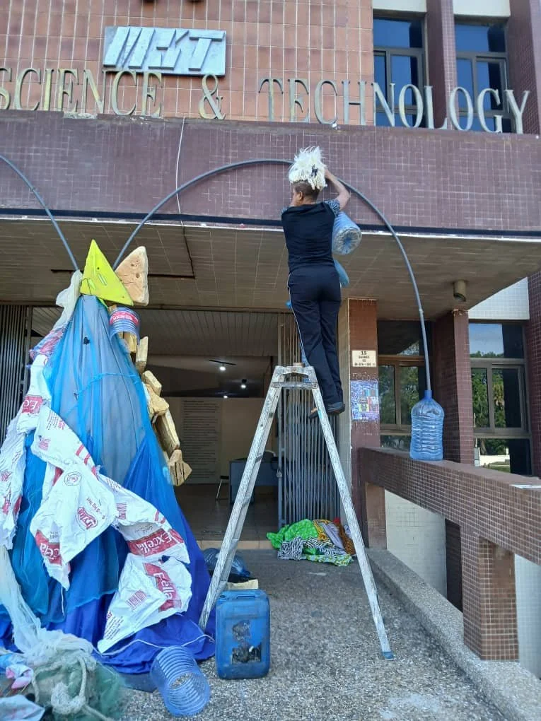 Echoes of the Landfill: Turning Ghana’s Plastic Waste into Art