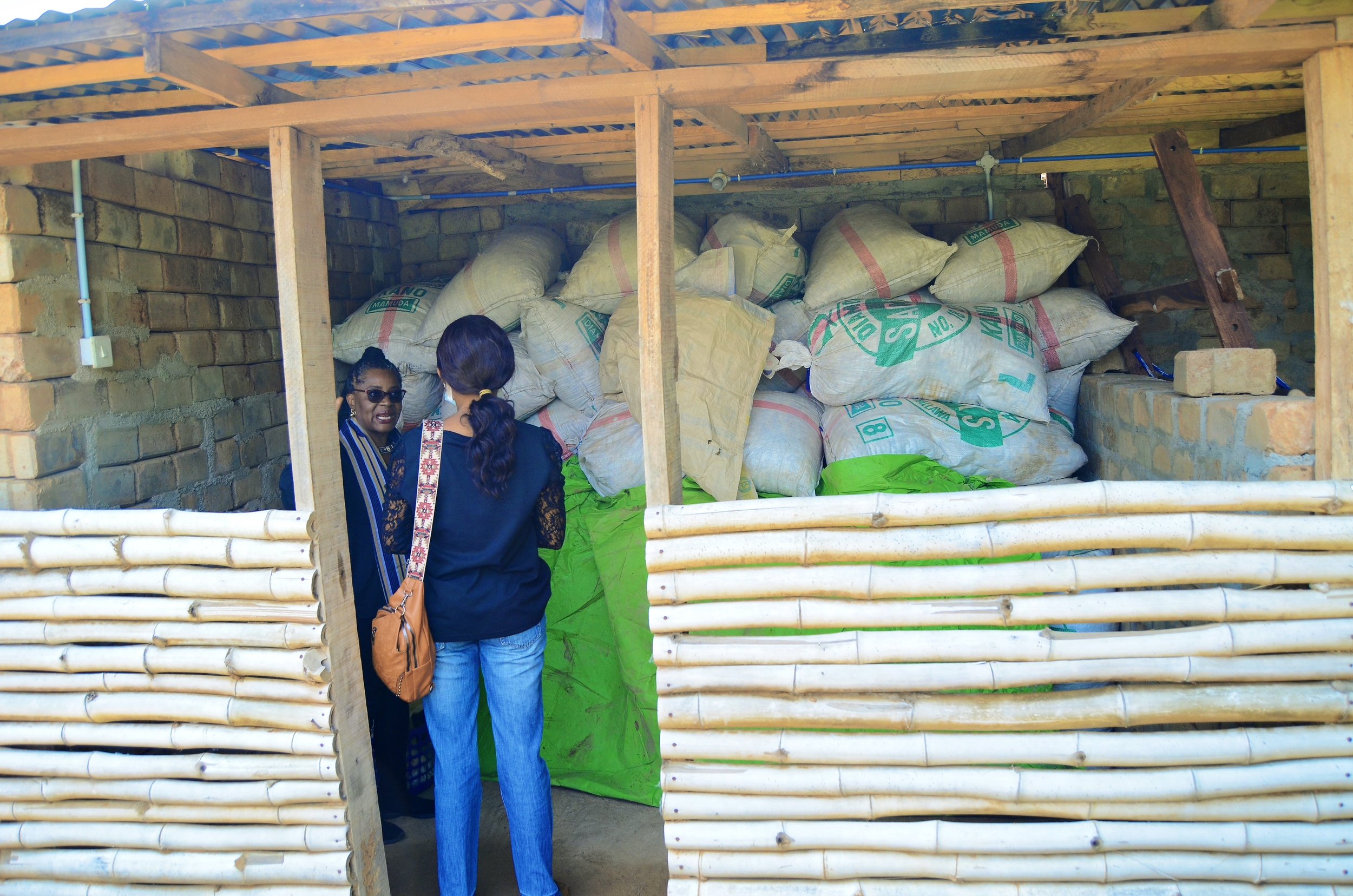  Set For Production. Bales of cotton from the T.A.L Farms in Osaka an Gwagwalada.  