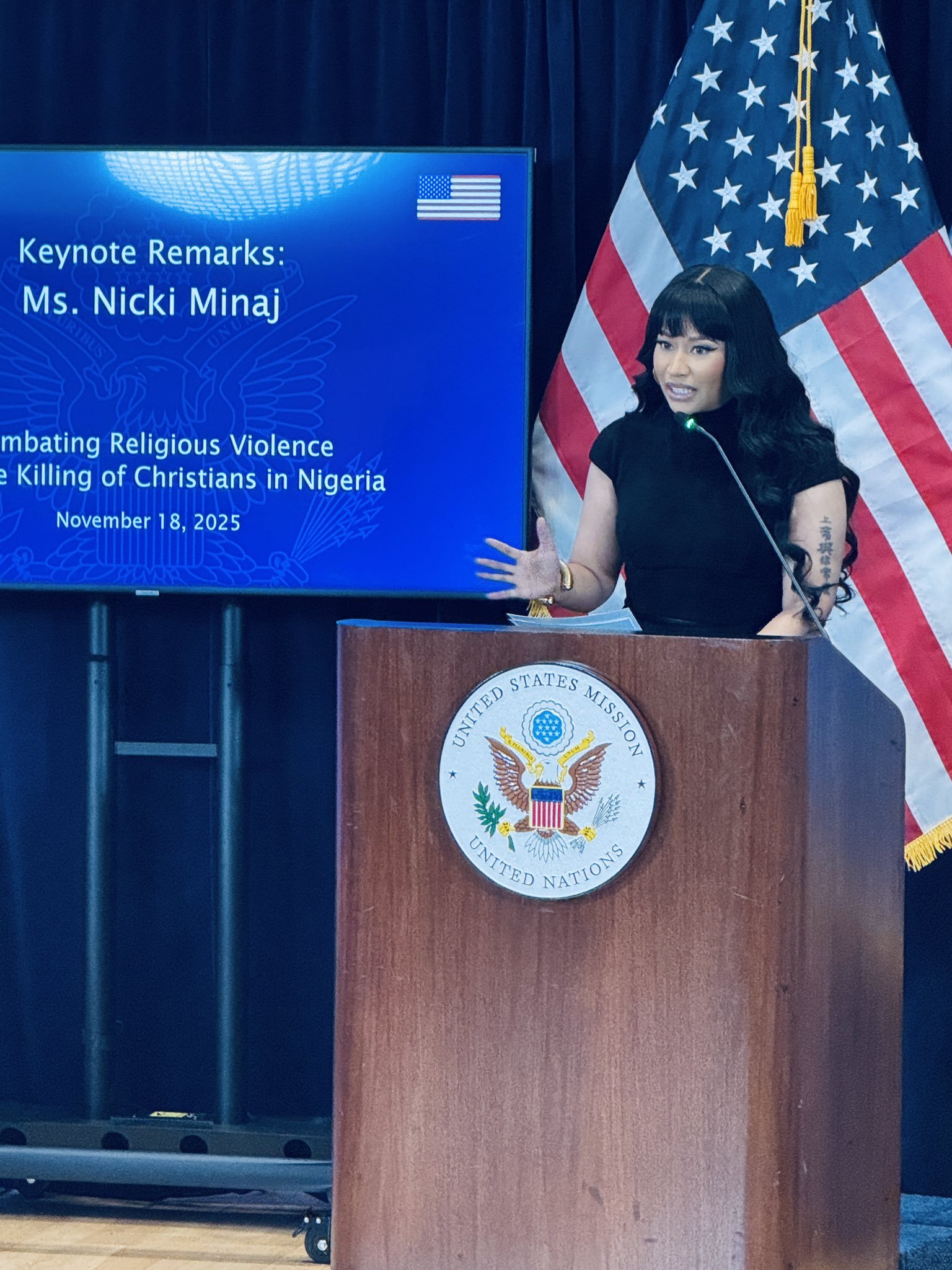 Nicki Minaj Speaks on Persecution of Christians in Nigeria