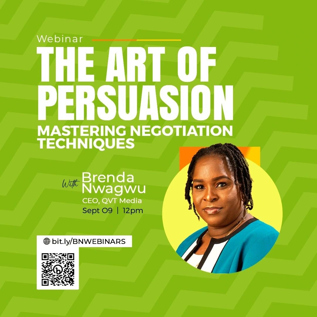 Join Brenda Nwagwu in THE ART Of PERSUASION