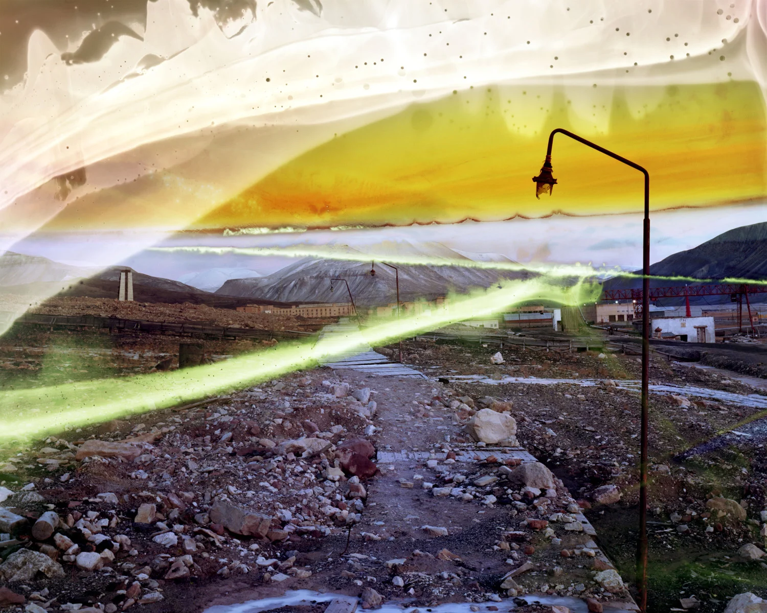 Pyramiden #1, Lightjet print from soaked film, 2016