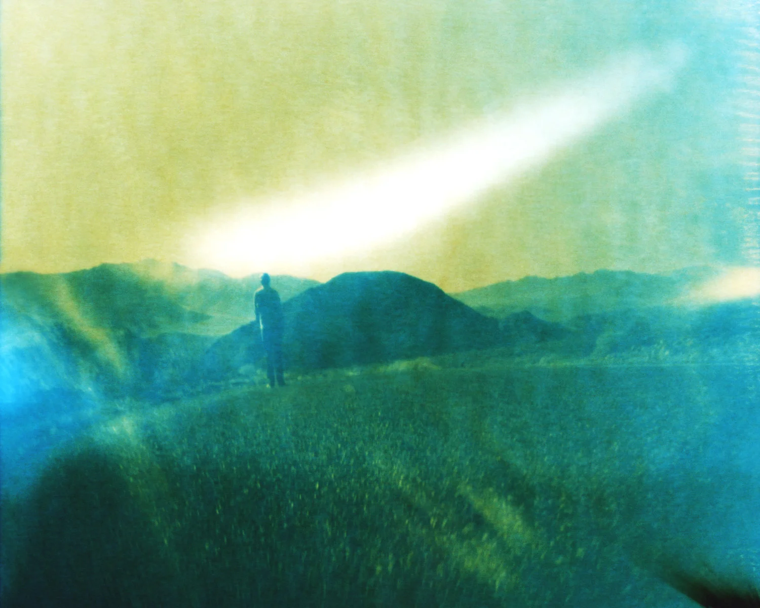 Ray Over Hills, Unique chromogenic print, 2011