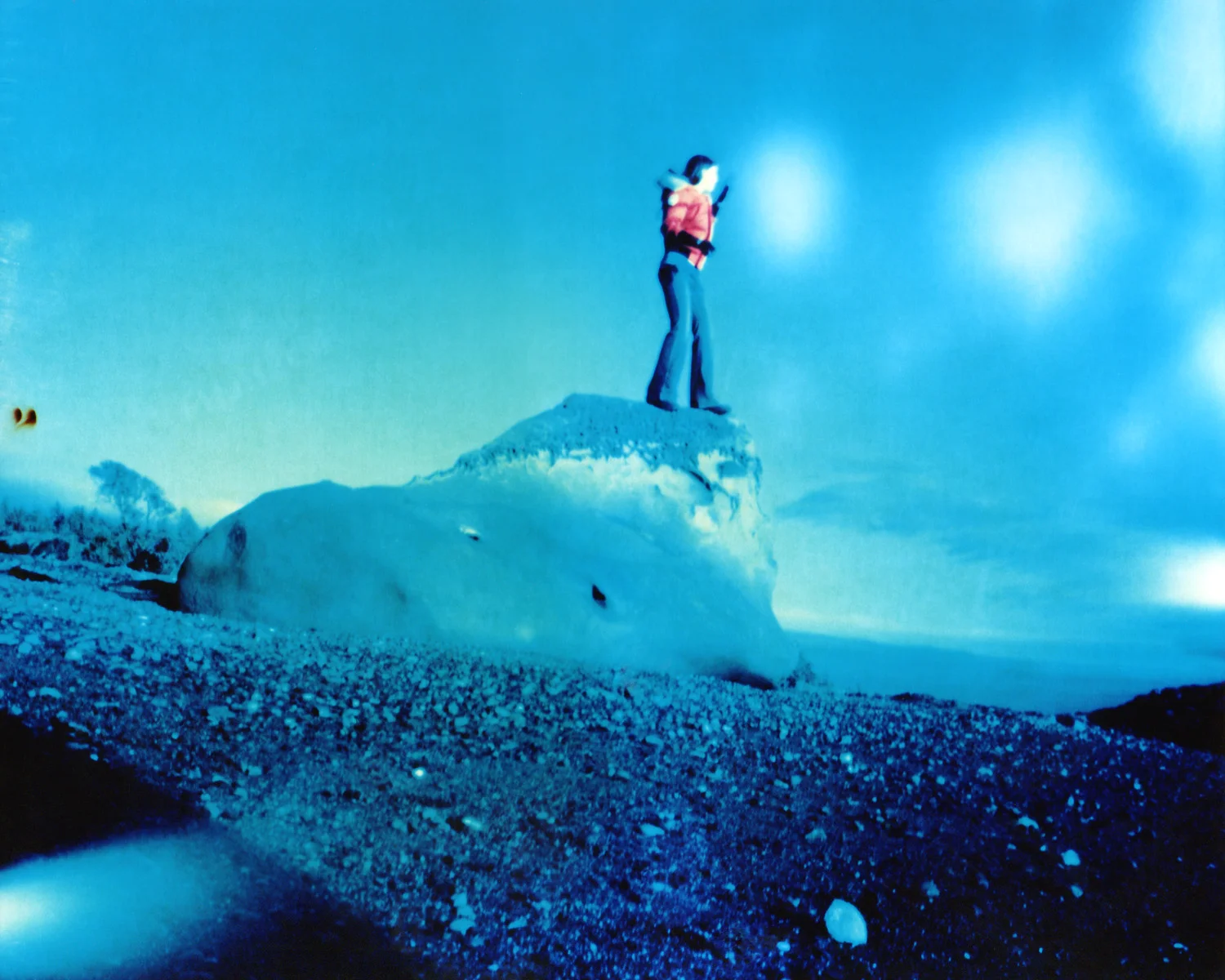 Touching Orbs, Unique chromogenic print, 2011