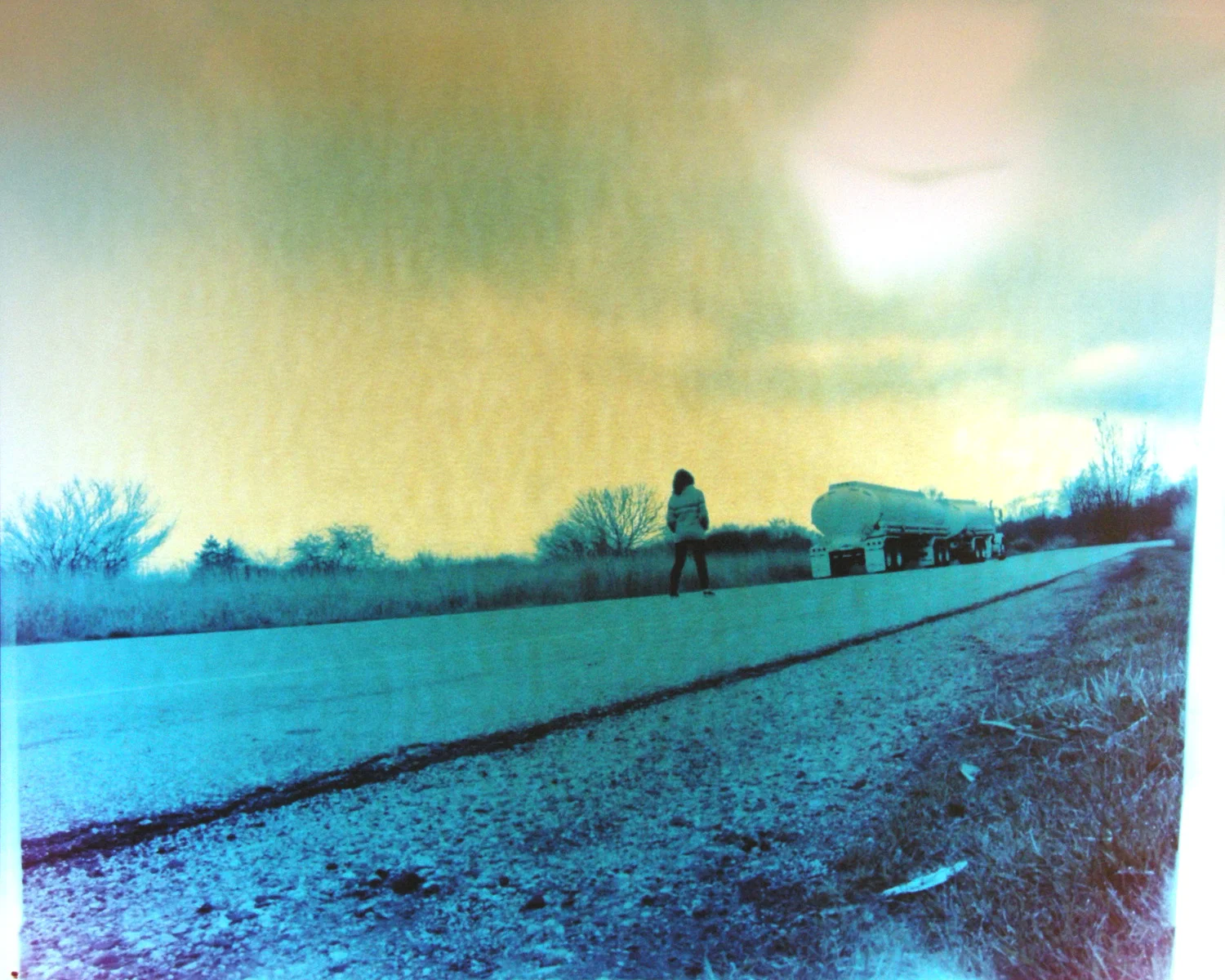 Roadside Apparition, Unique chromogenic print, 2011