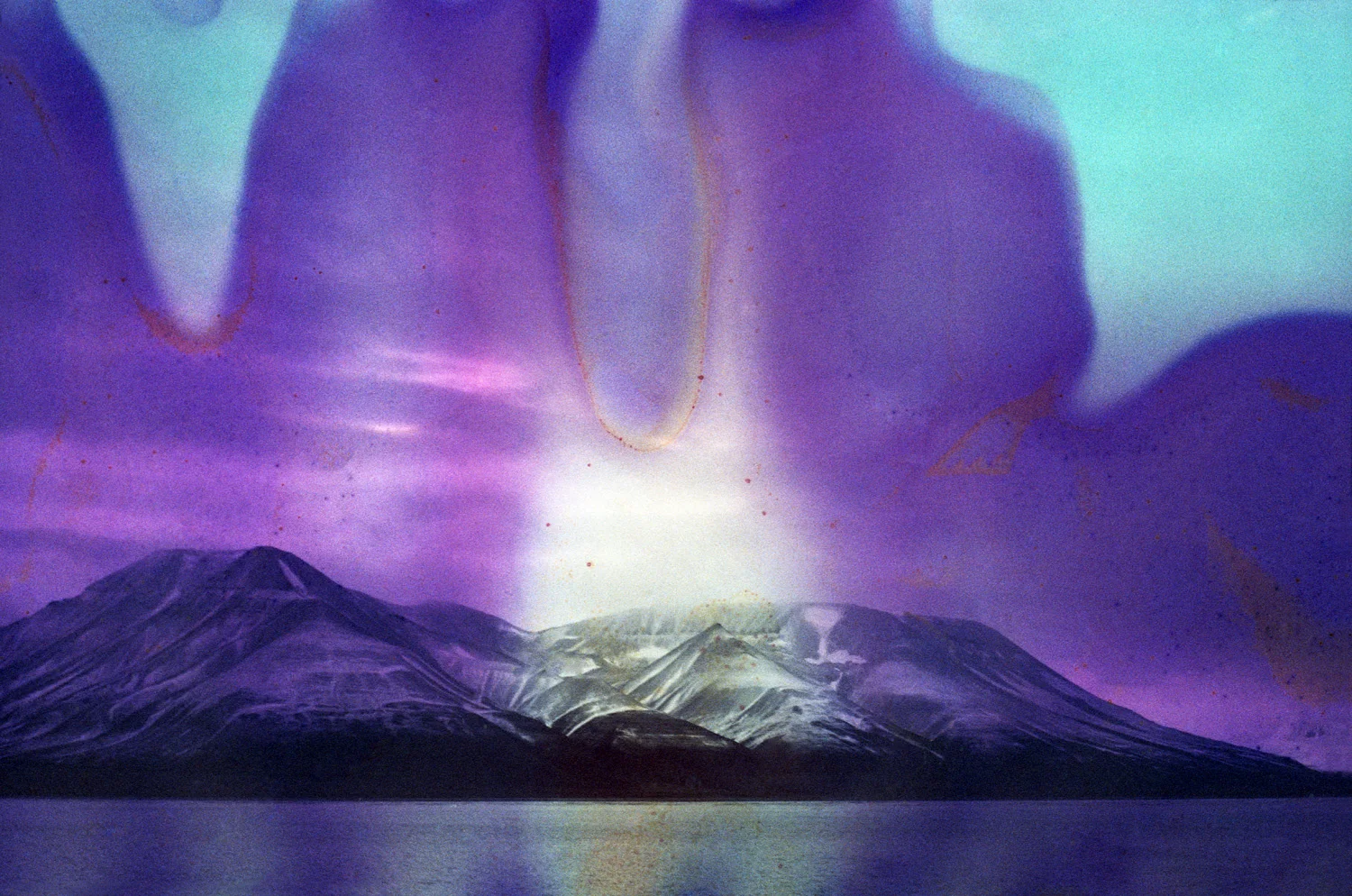 Longyearbyen Harbour #3, Lightjet print from soaked film, 2016