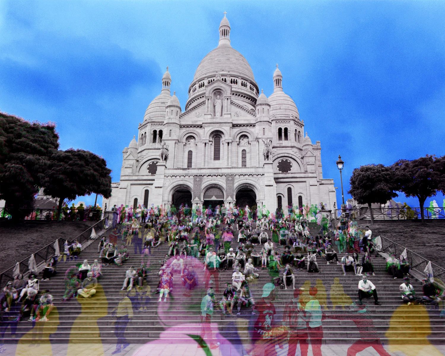 Sacré Coeur, Lightjet print of composited images, 24” x 30,” 2016